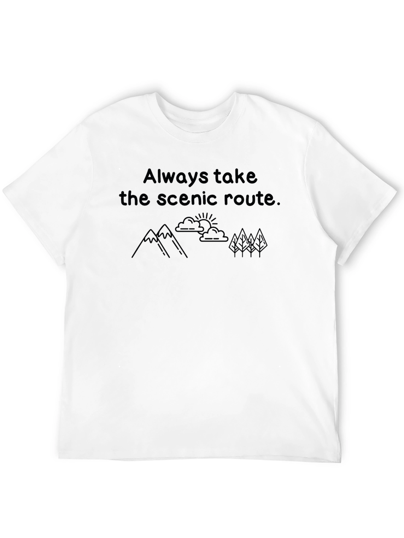 Scenic Route T-Shirt - Nature Lover Tee