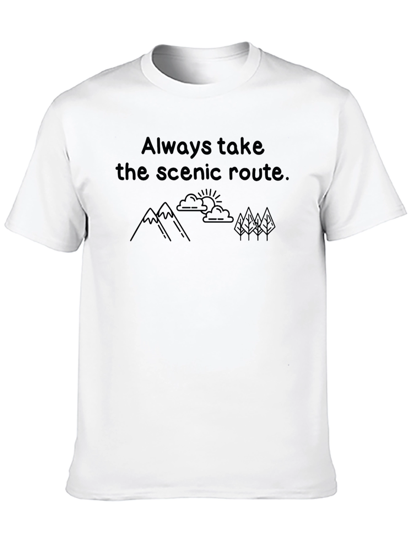 Scenic Route T-Shirt - Nature Lover Tee