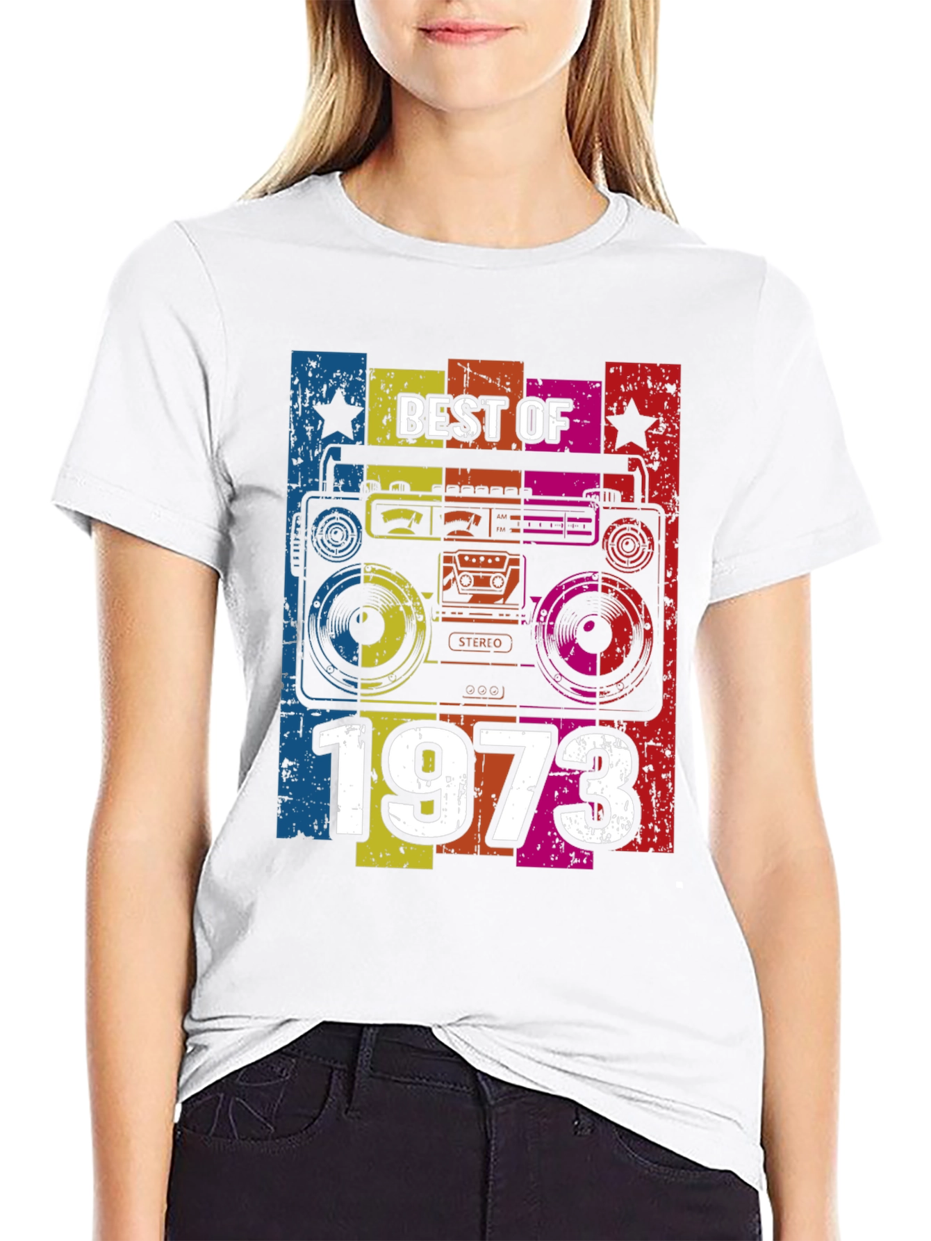 Best of 1973 Boombox Retro T-Shirt
