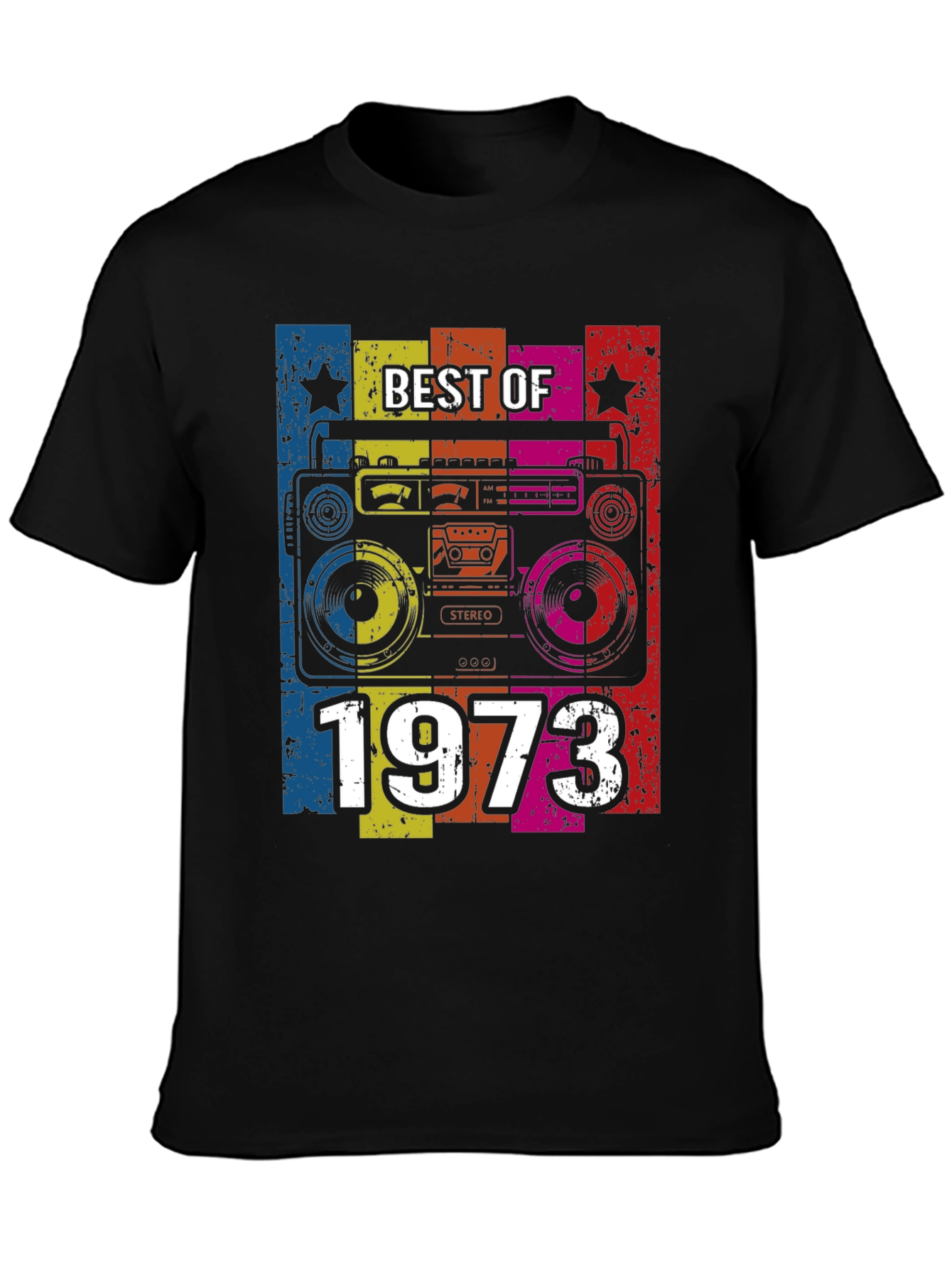 Best of 1973 Boombox Retro T-Shirt