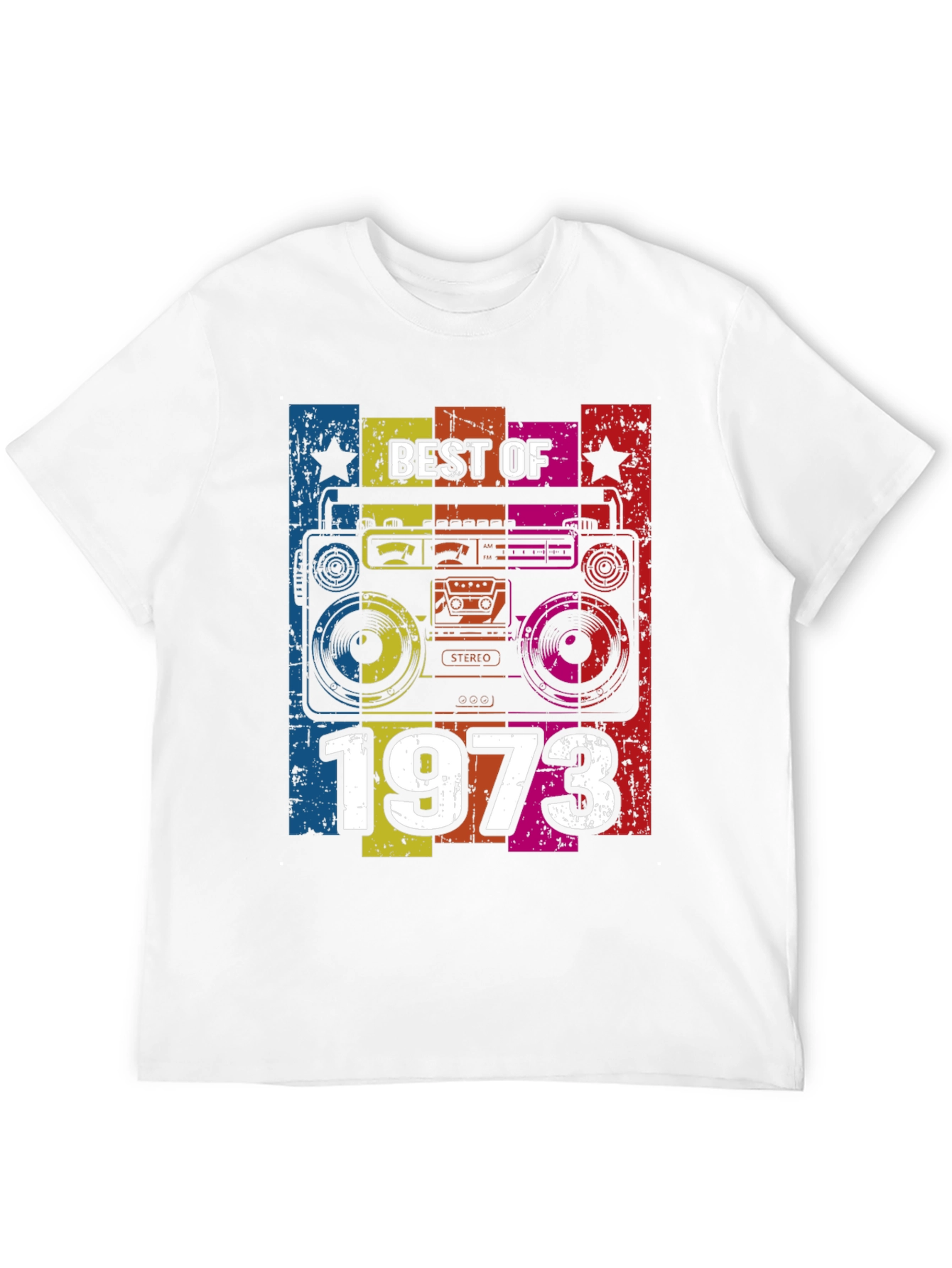 Best of 1973 Boombox Retro T-Shirt