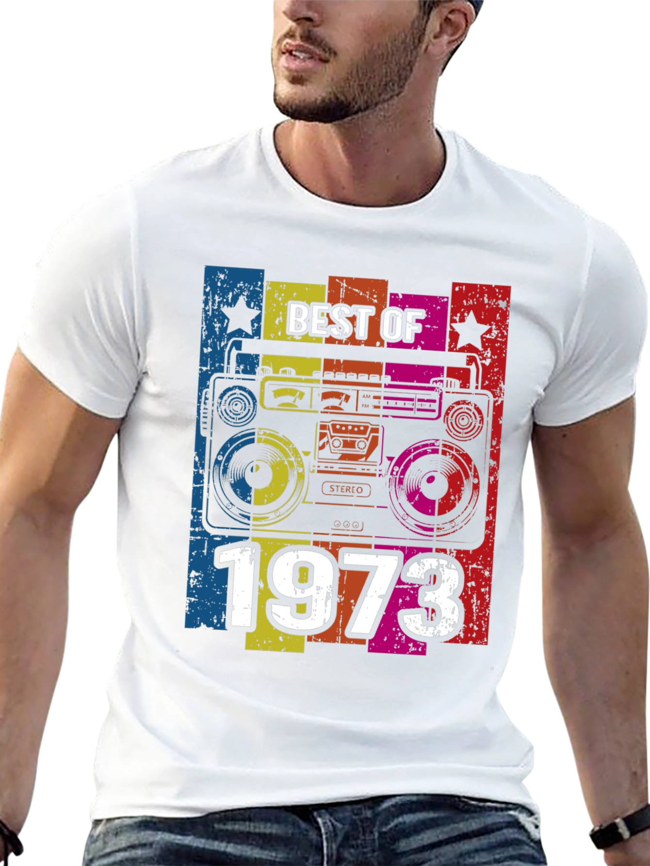 Best of 1973 Boombox Retro T-Shirt