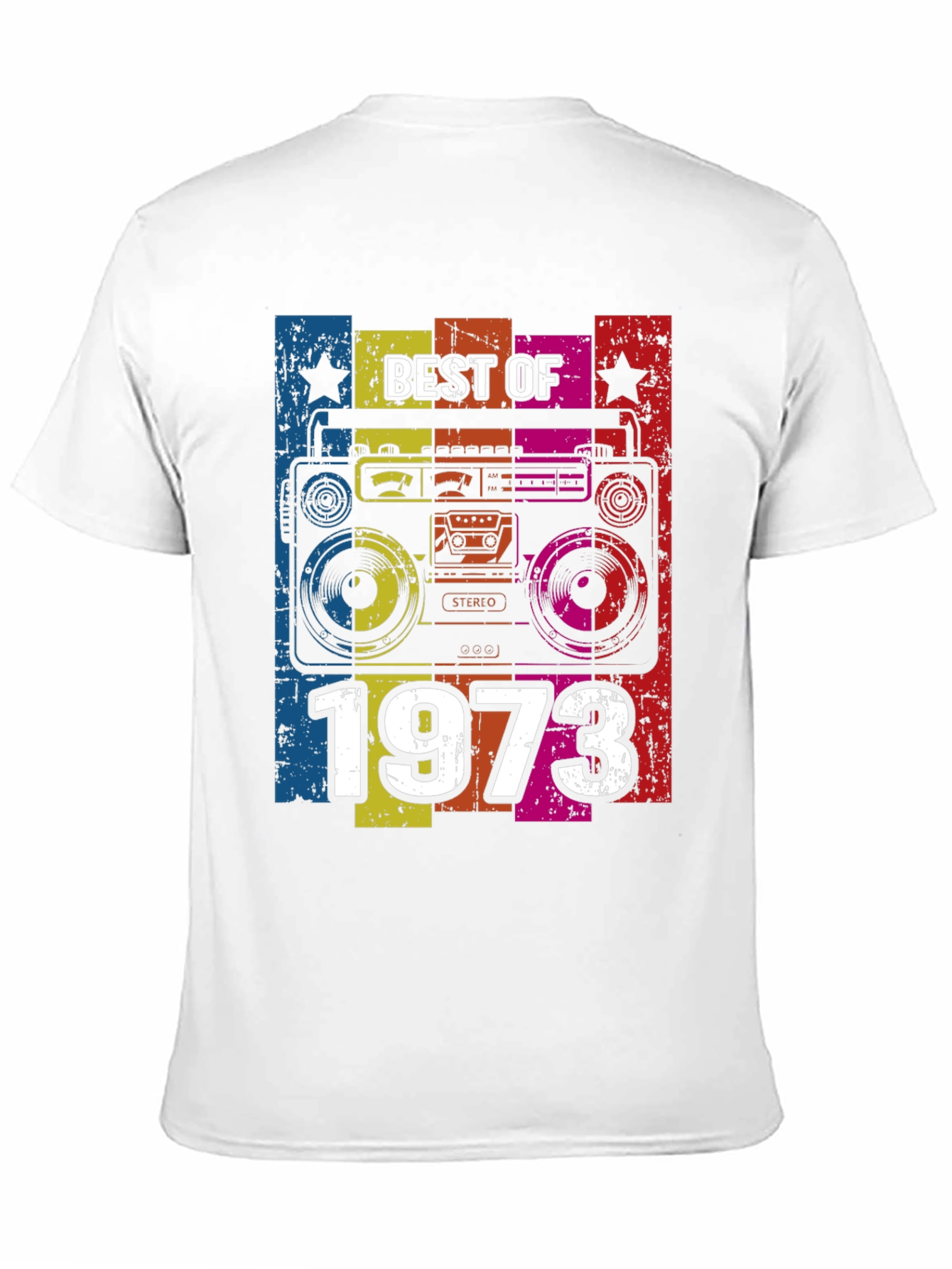 Best of 1973 Boombox Retro T-Shirt