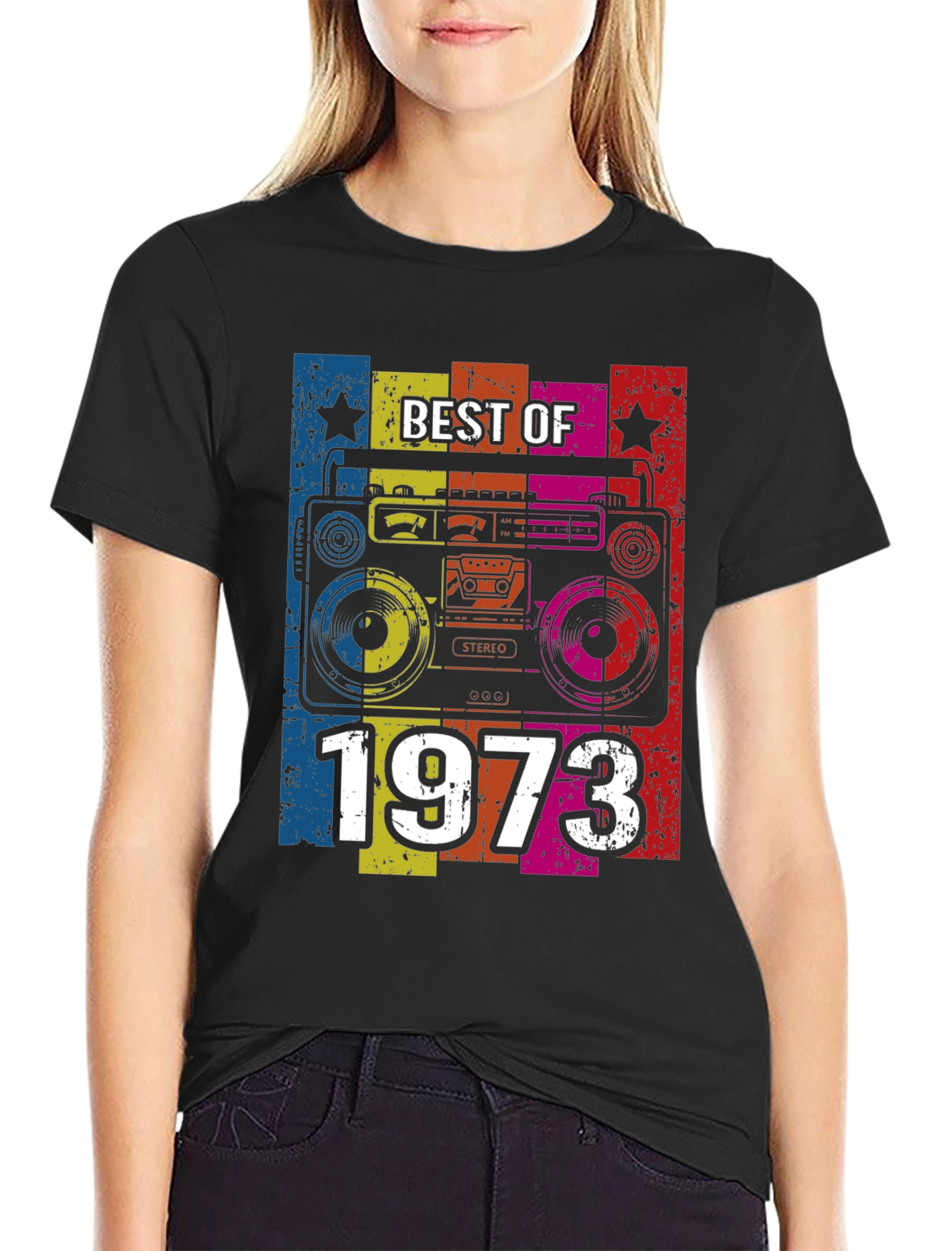 Best of 1973 Boombox Retro T-Shirt