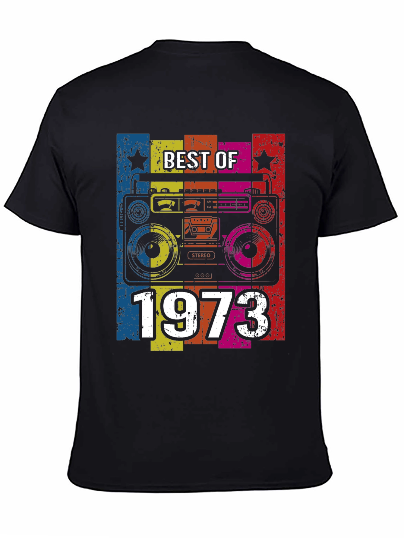 Best of 1973 Boombox Retro T-Shirt