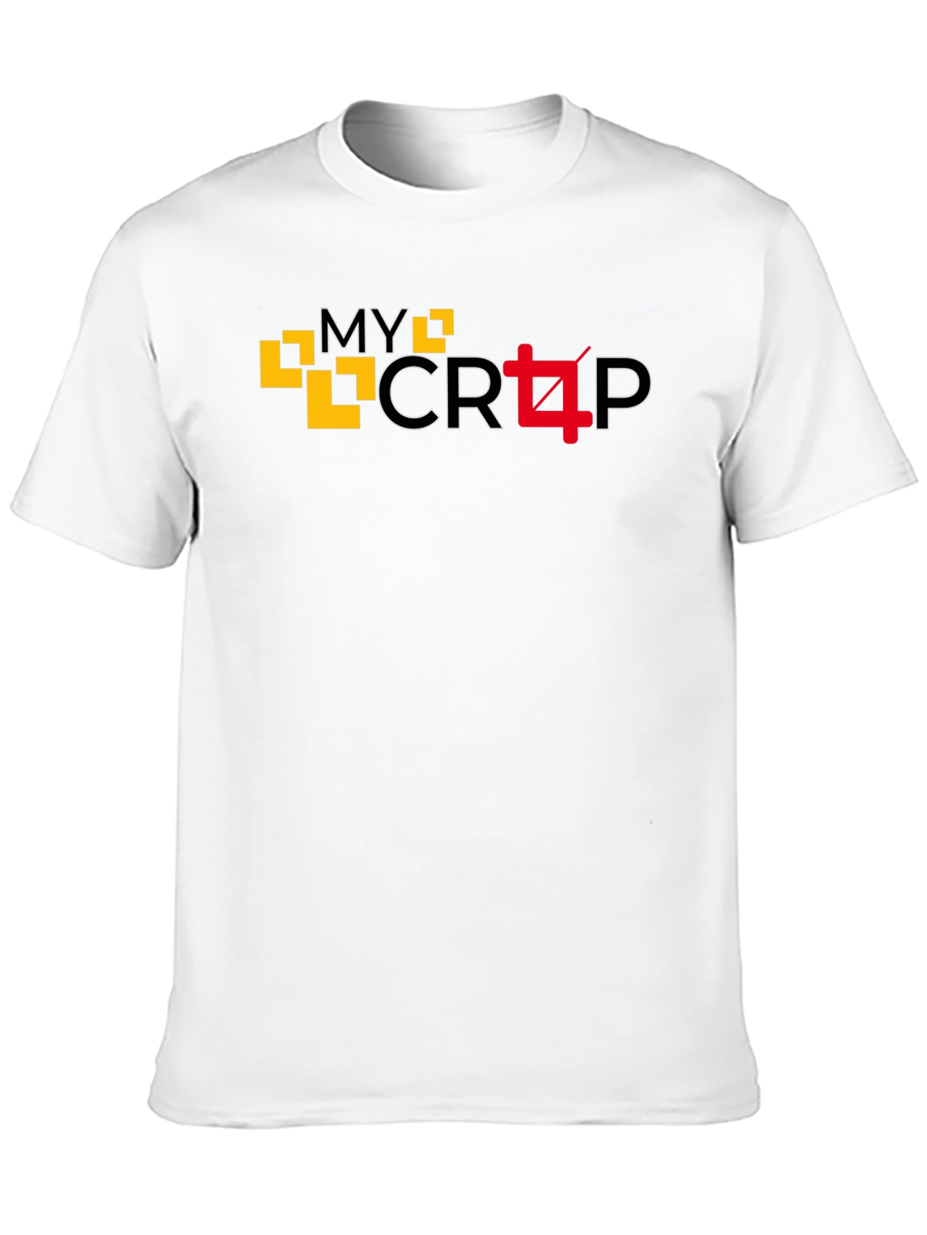 My Crop Graphic Black T-Shirt