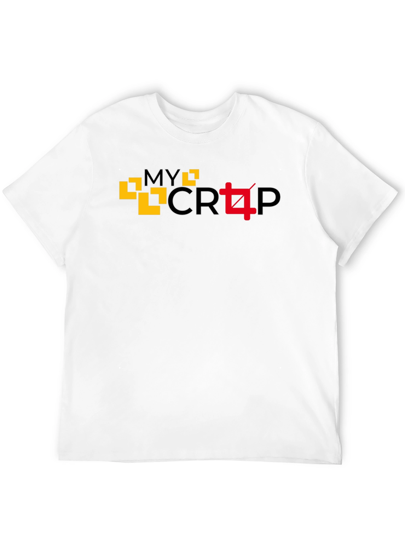 My Crop Graphic Black T-Shirt