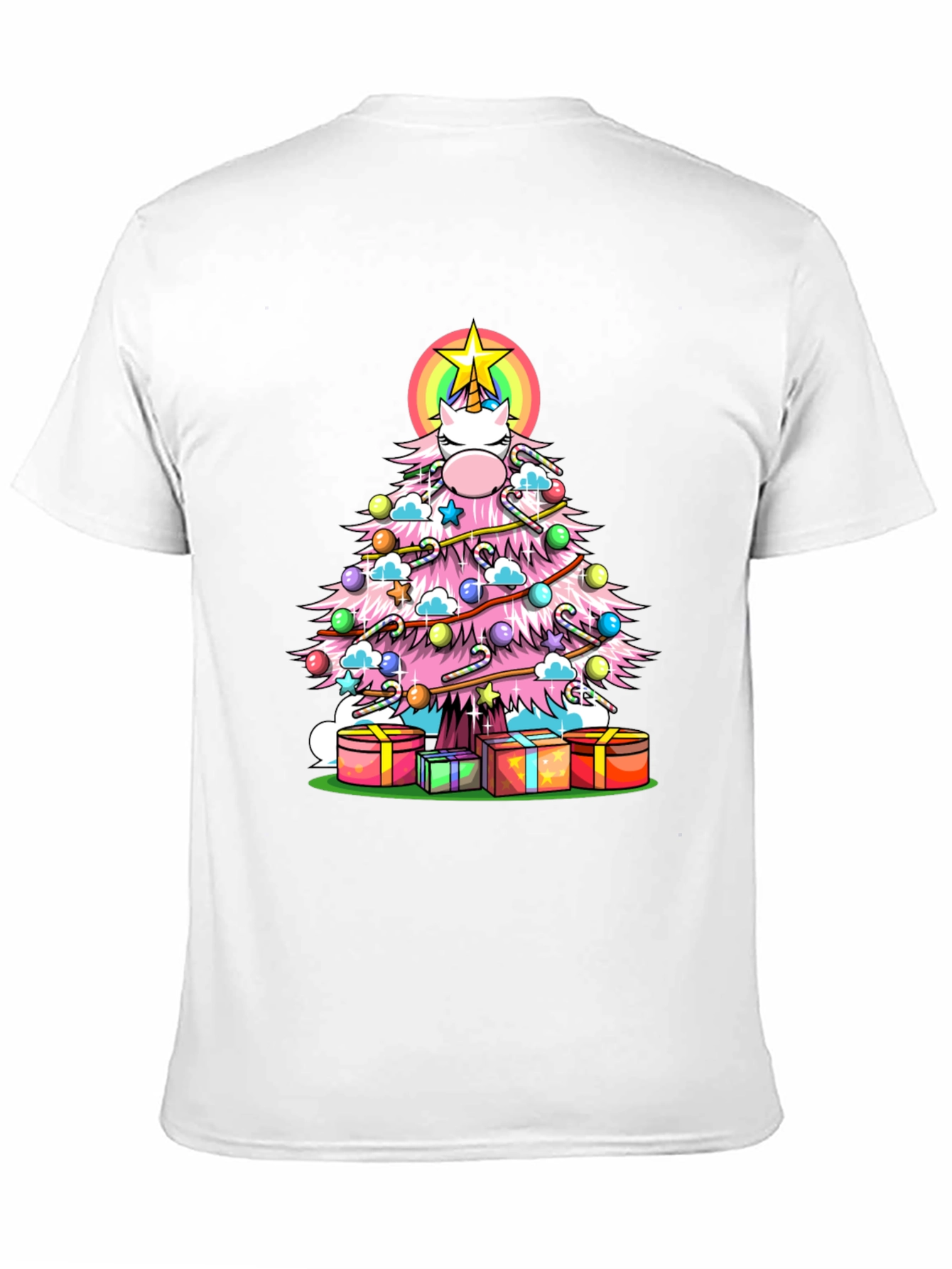 Unicorn Christmas Tree T-Shirt