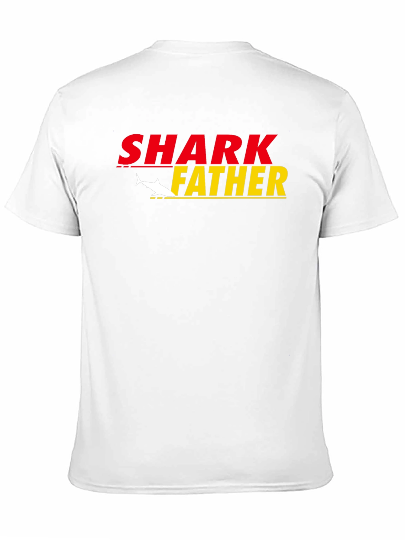 Shark Father Graphic T-Shirt - Cool Dad Tee