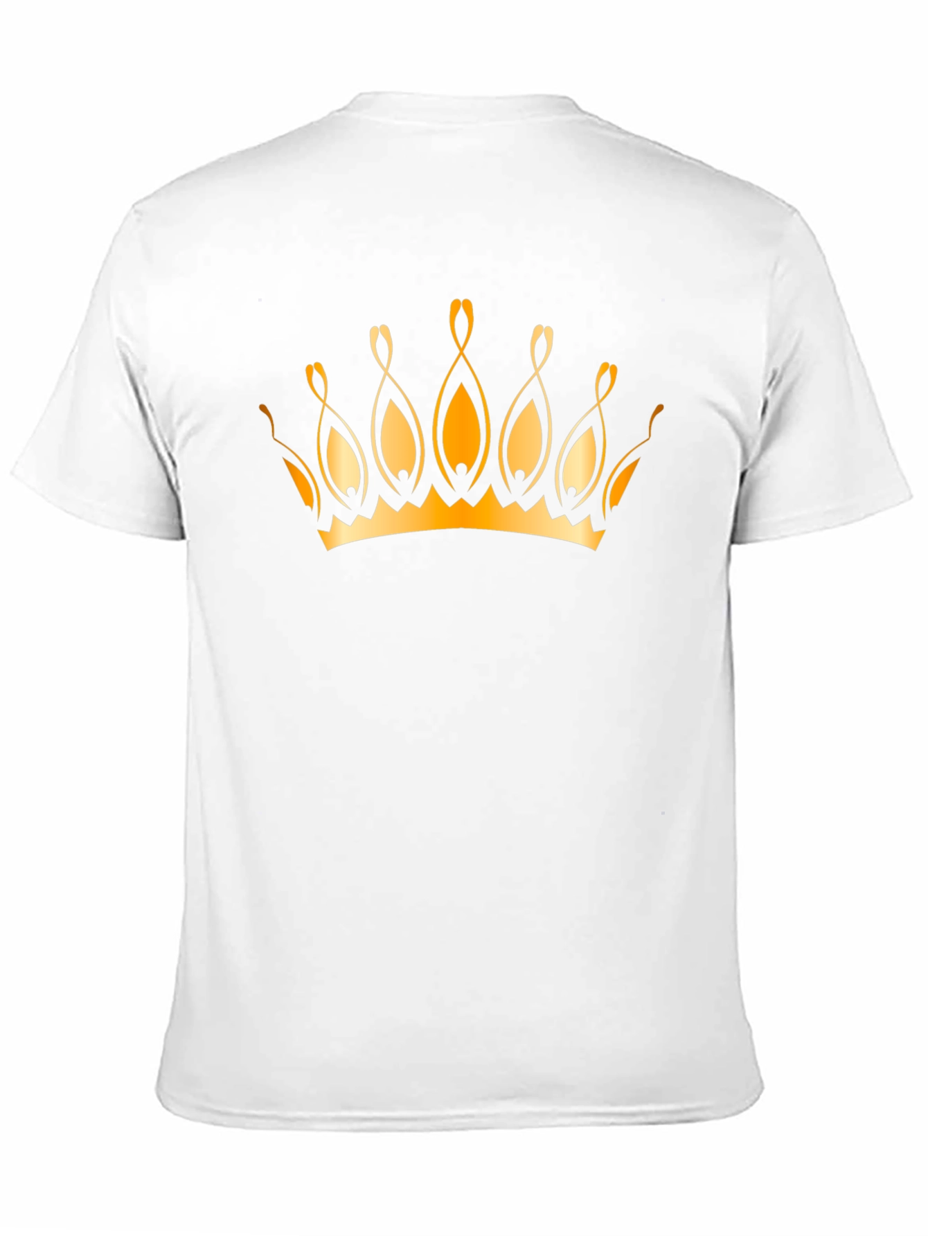 Golden Crown Graphic Black T-Shirt