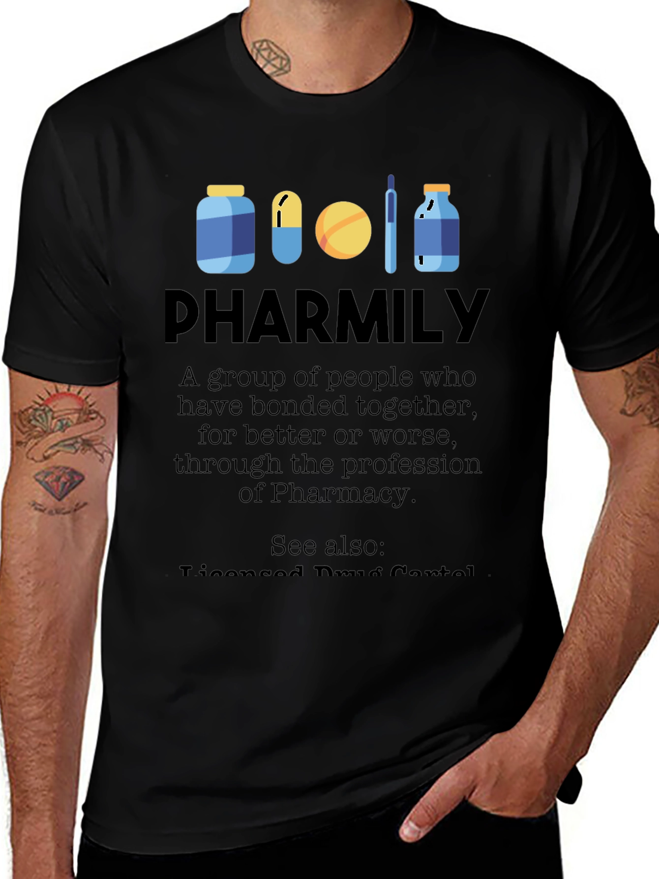 Pharmily T-Shirt - Pharmacy Profession Apparel