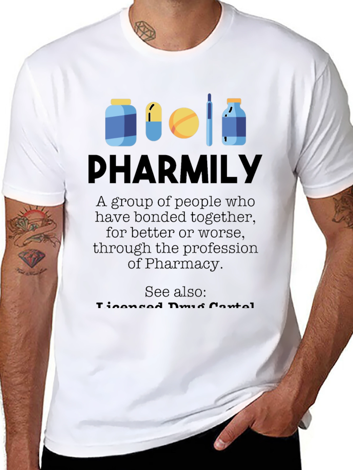 Pharmily T-Shirt - Pharmacy Profession Apparel