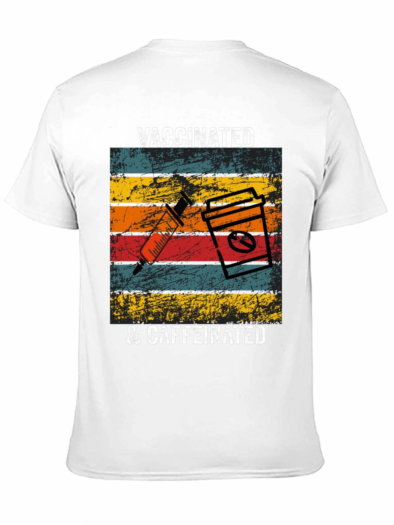 Vaccinated & Caffeinated T-Shirt