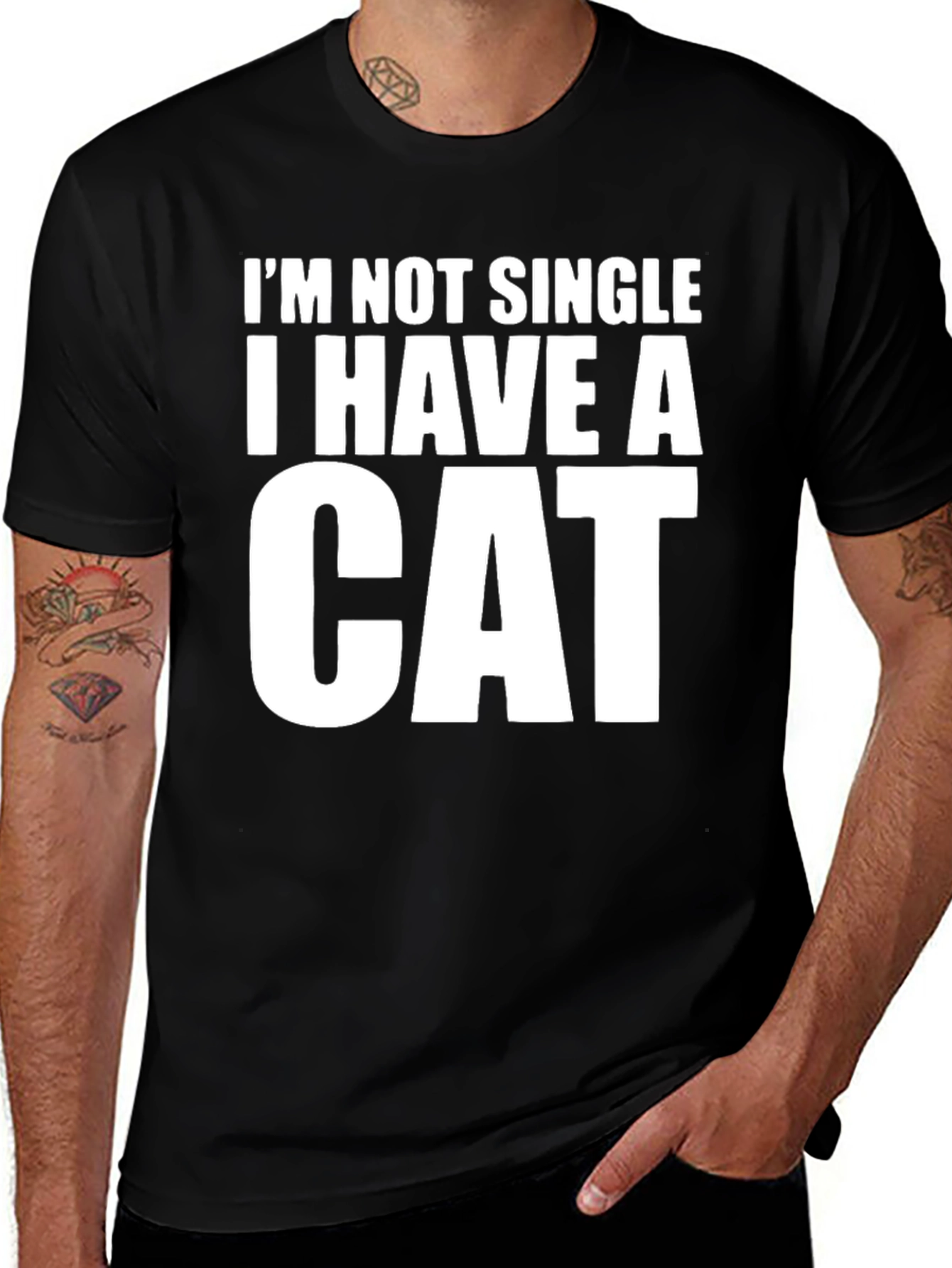 Im Not Single I Have A Cat T-Shirt