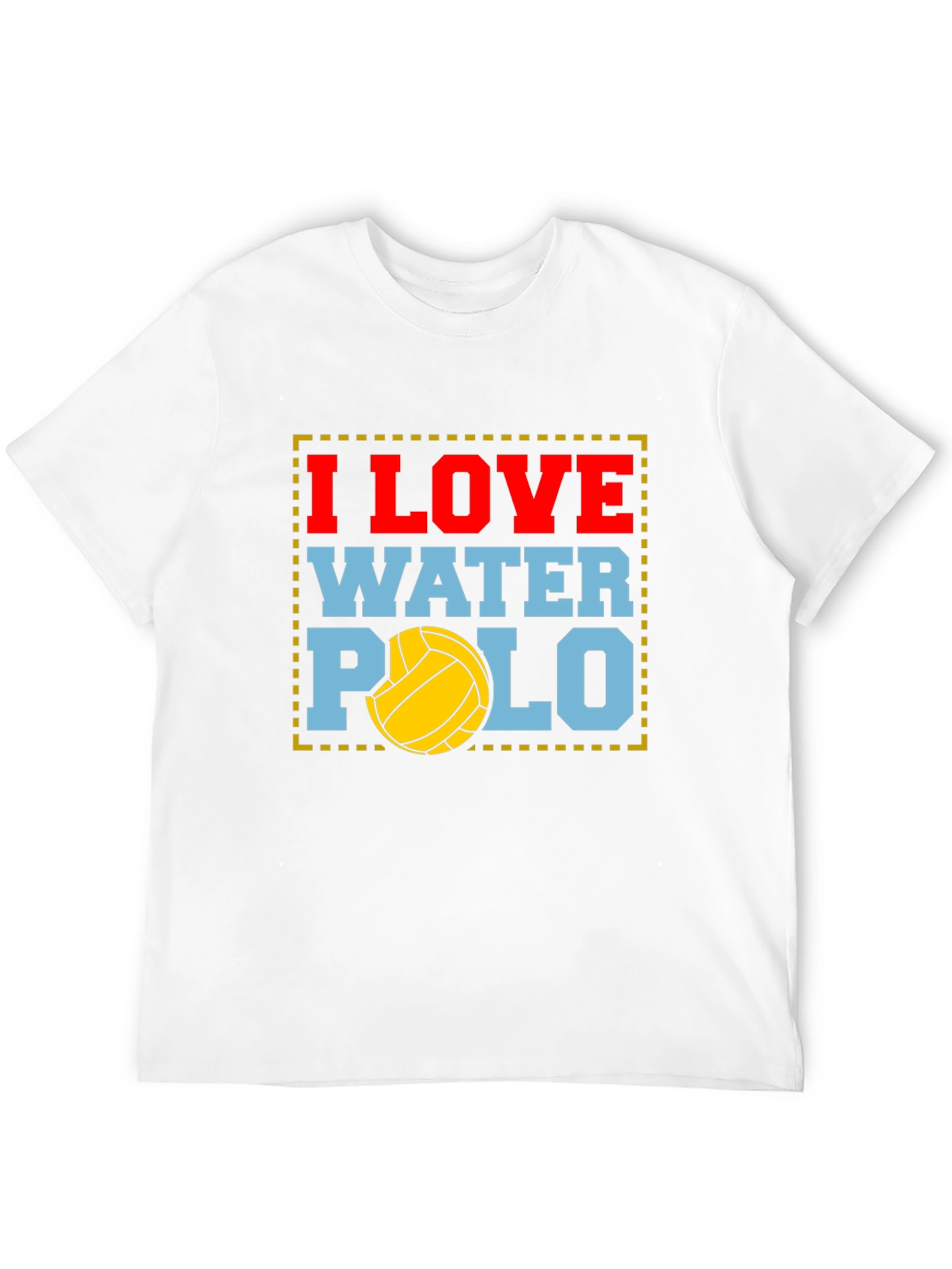 I Love Water Polo Graphic T-Shirt