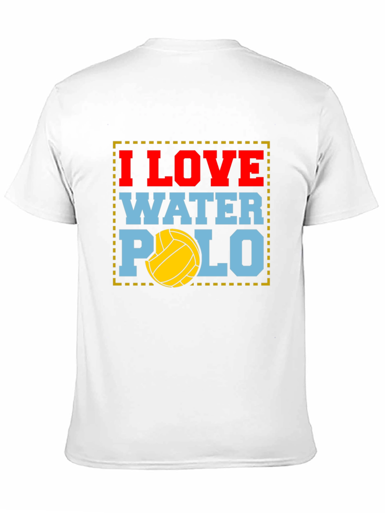I Love Water Polo Graphic T-Shirt
