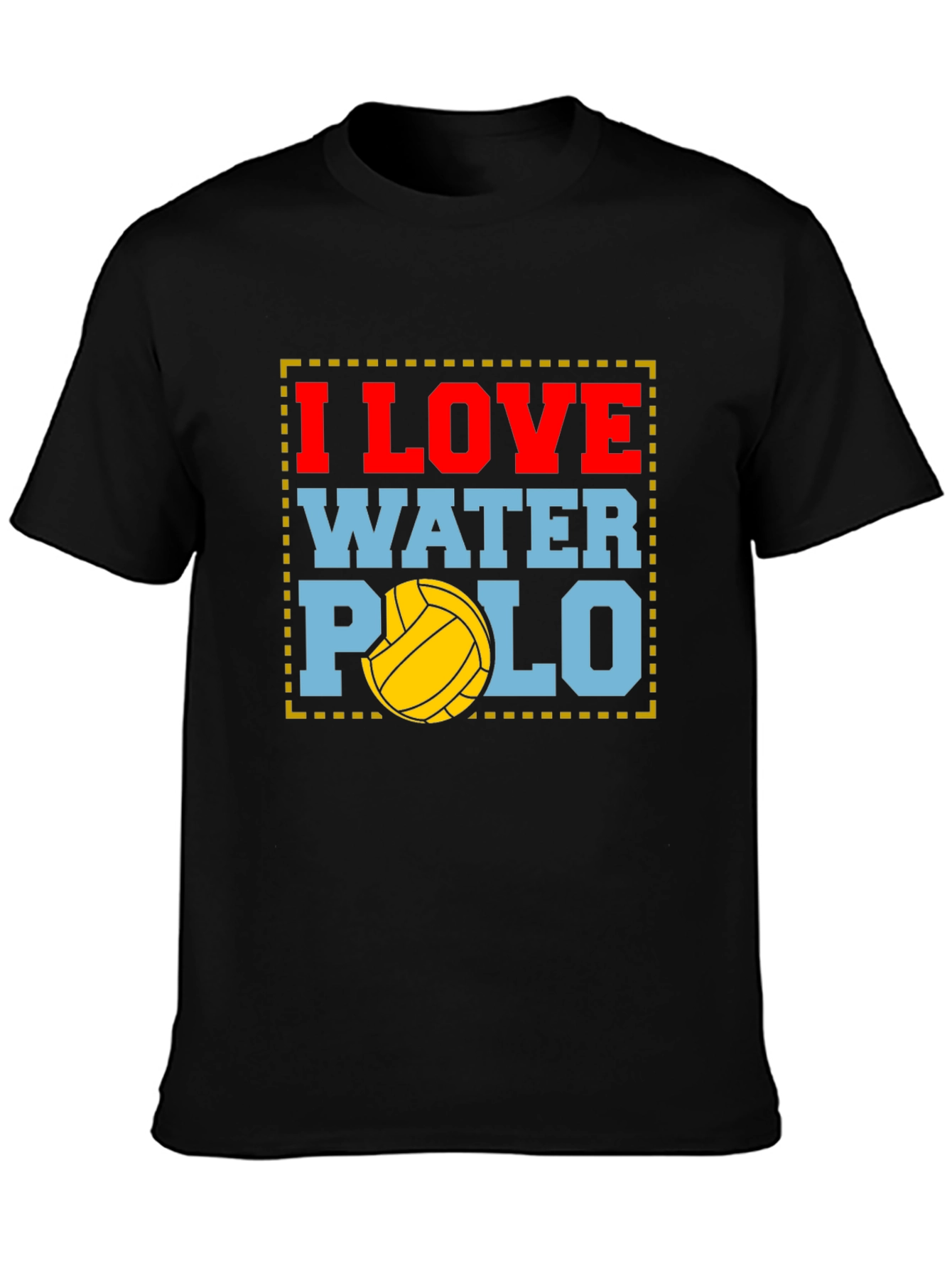 I Love Water Polo Graphic T-Shirt