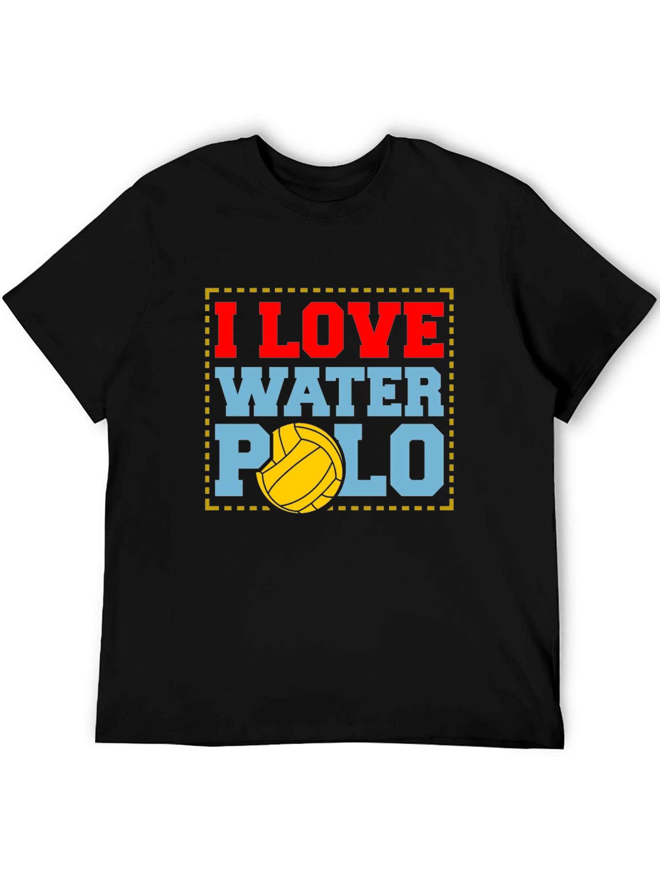 I Love Water Polo Graphic T-Shirt