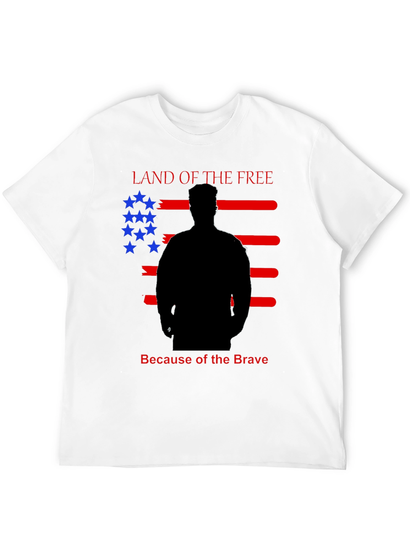 Land of the Free T-Shirt - Patriotic Design