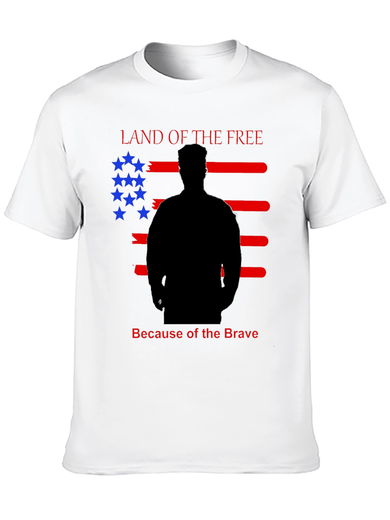 Land of the Free T-Shirt - Patriotic Design
