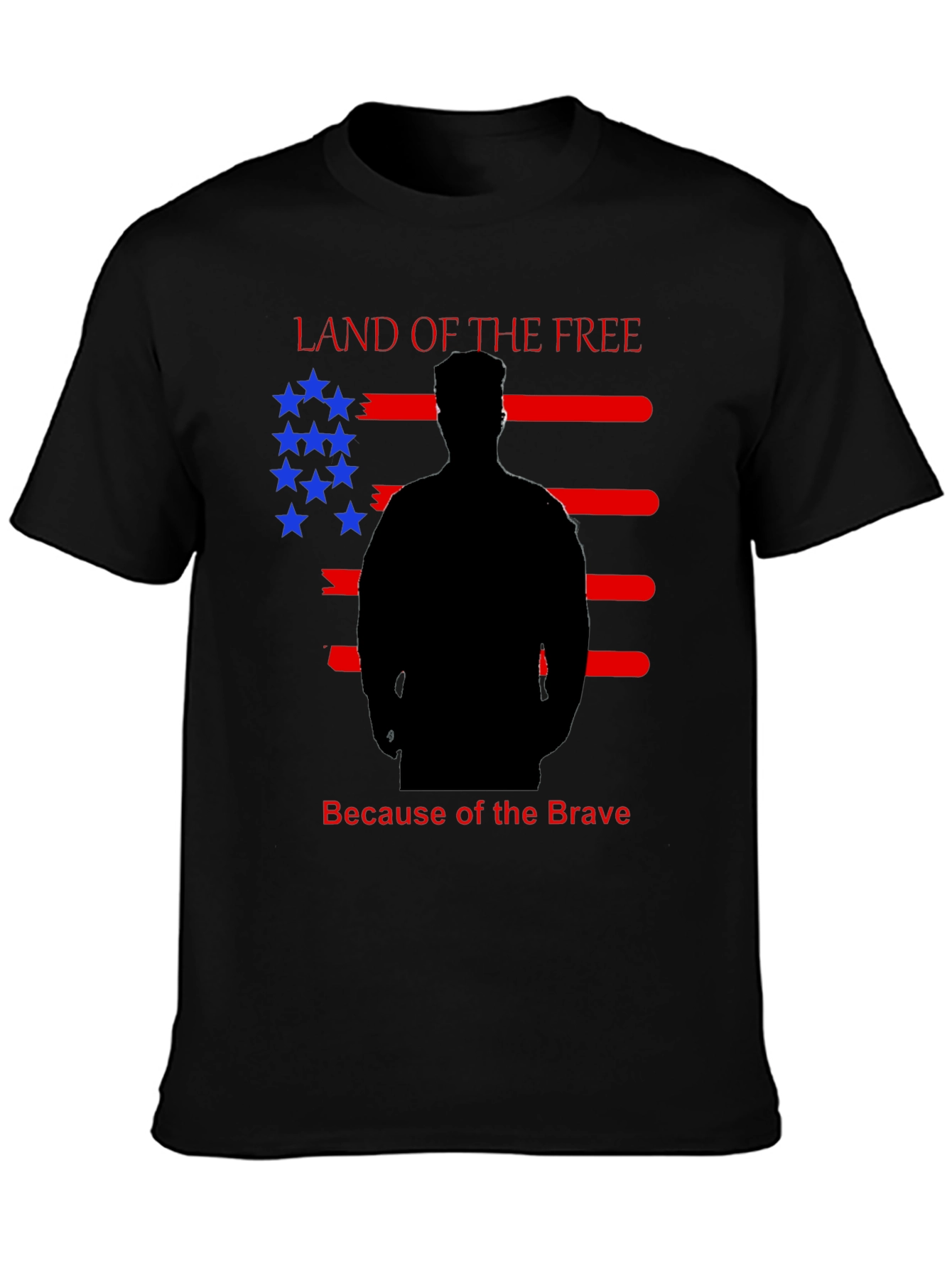 Land of the Free T-Shirt - Patriotic Design