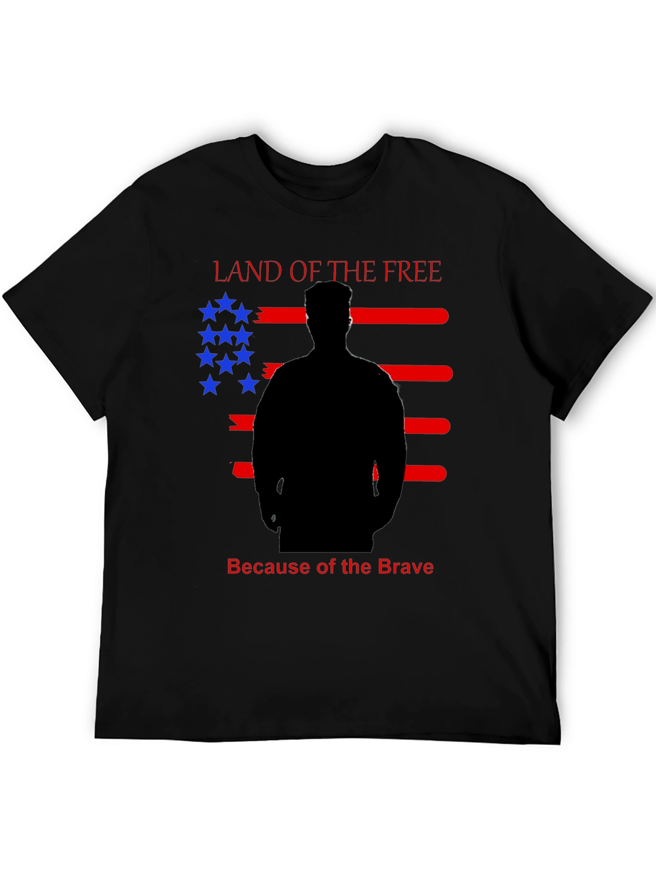 Land of the Free T-Shirt - Patriotic Design