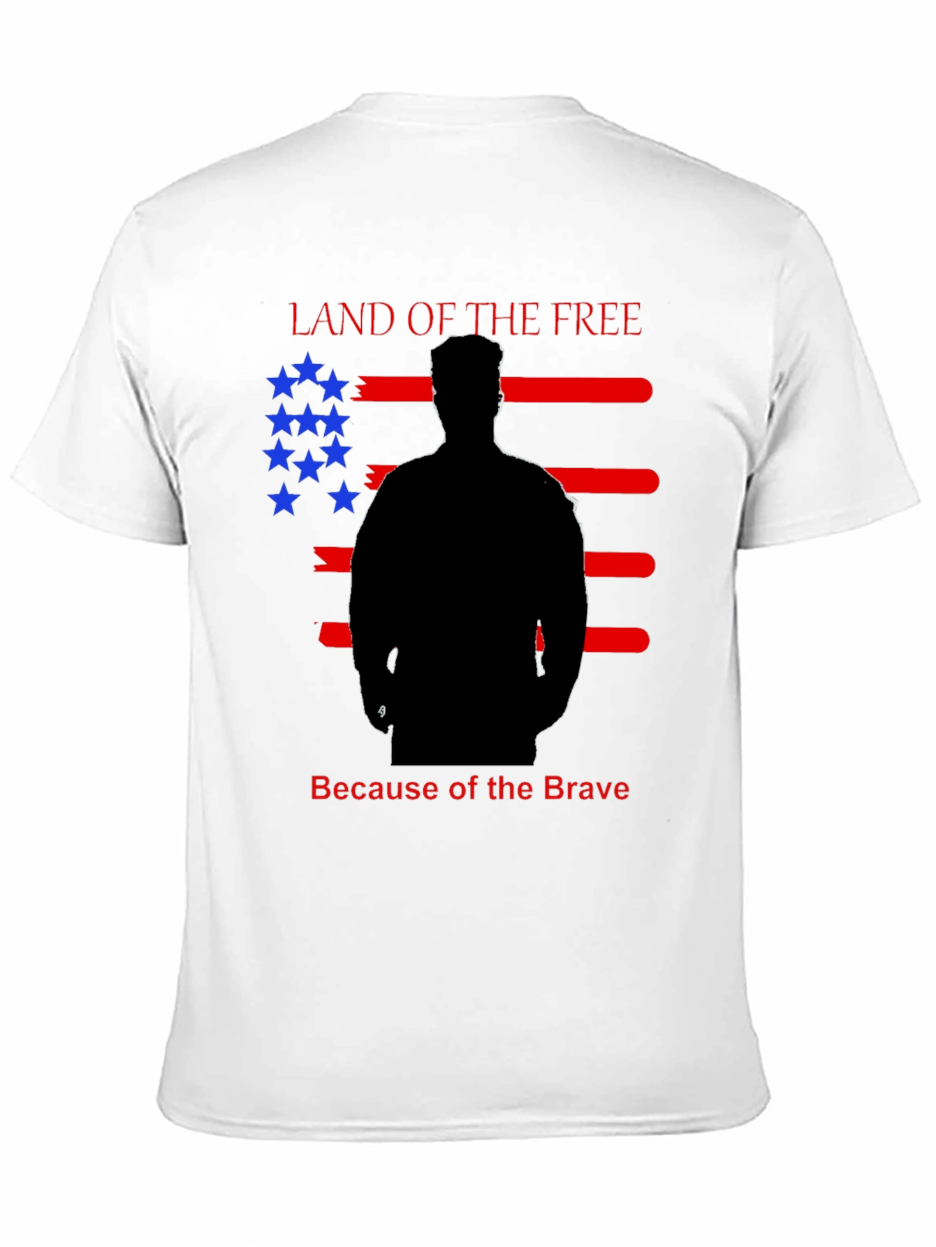 Land of the Free T-Shirt - Patriotic Design
