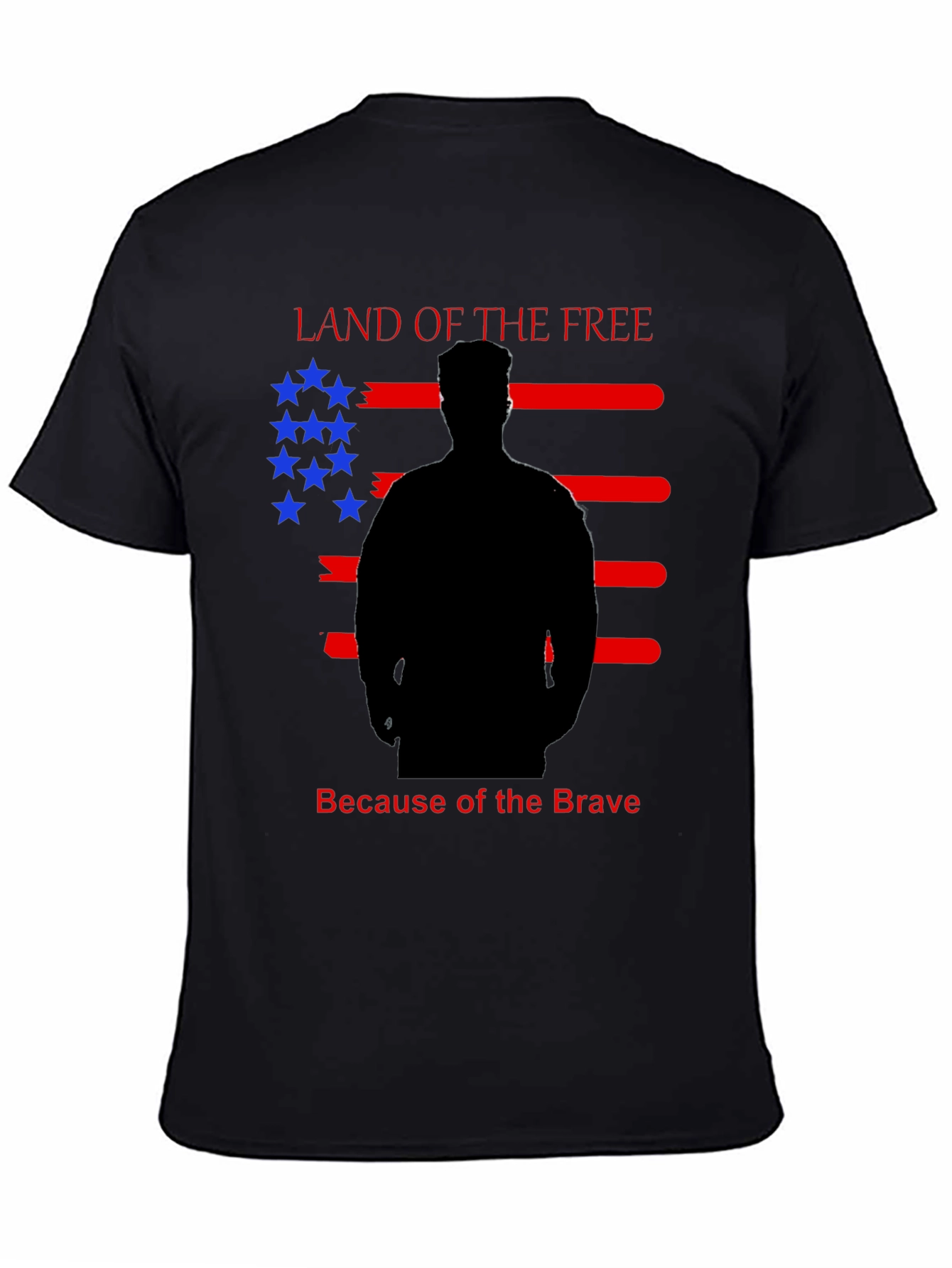 Land of the Free T-Shirt - Patriotic Design