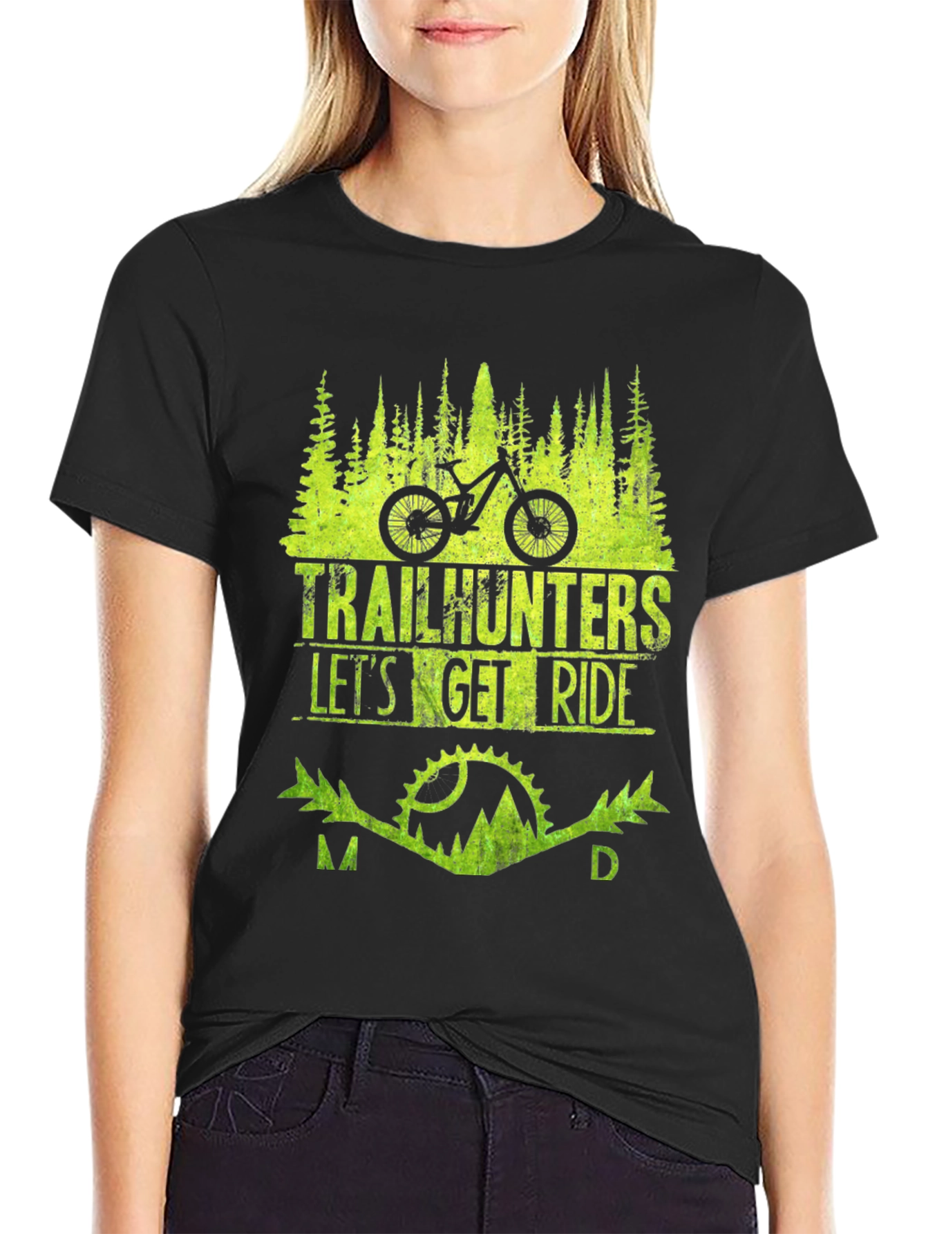 Trailhunters Lets Get Ride Black T-Shirt