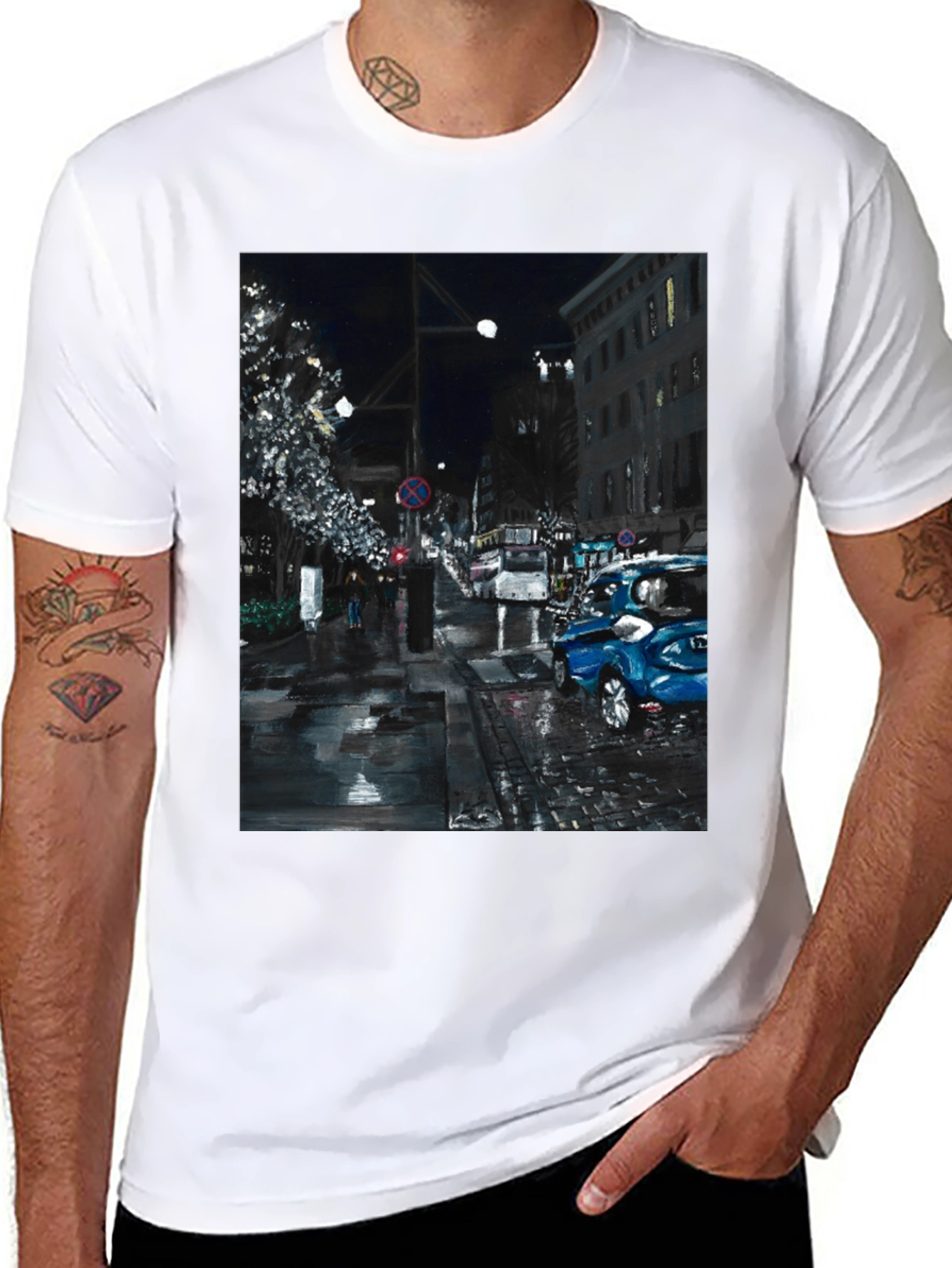 City Nightscape T-Shirt