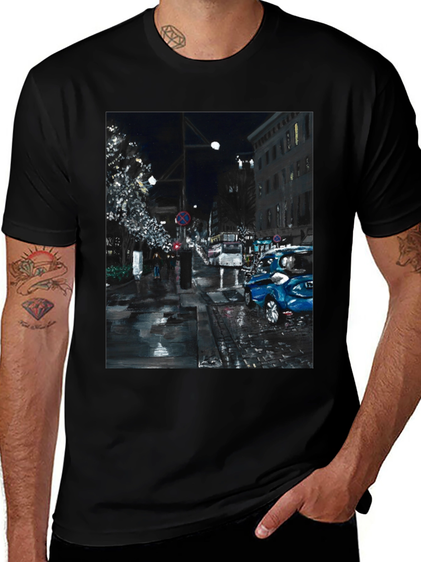 City Nightscape T-Shirt