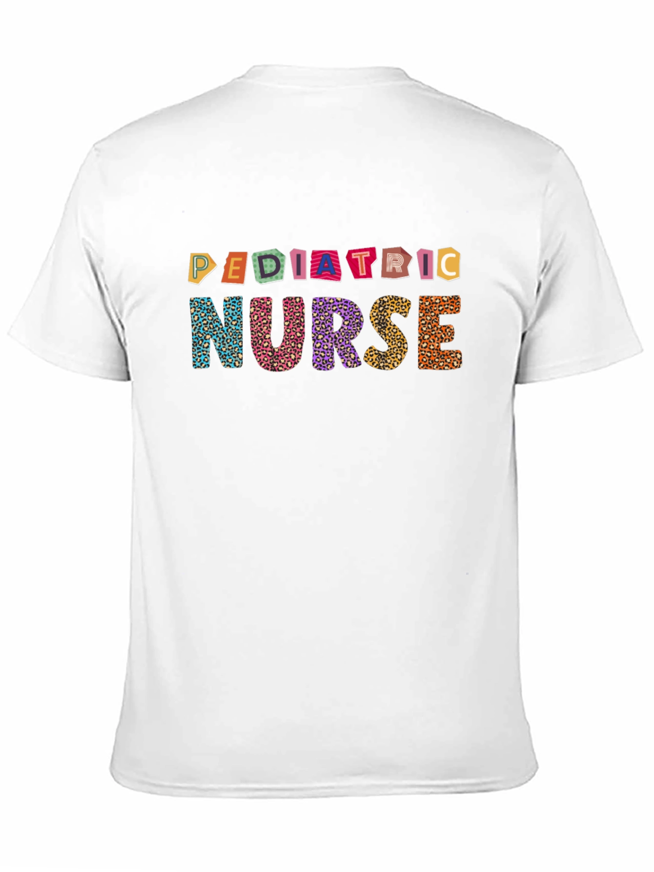 Pediatric Nurse Leopard Print T-Shirt