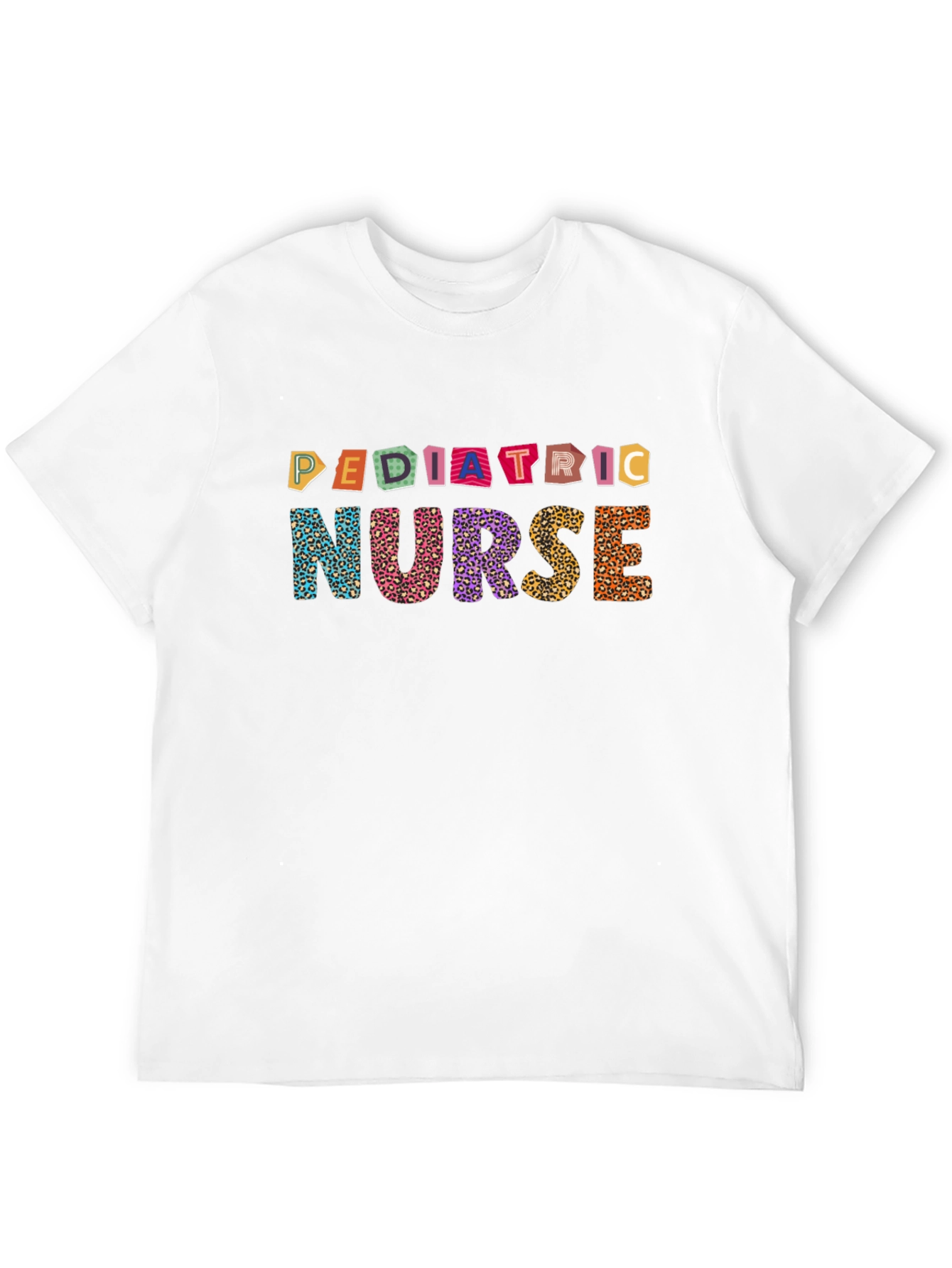 Pediatric Nurse Leopard Print T-Shirt