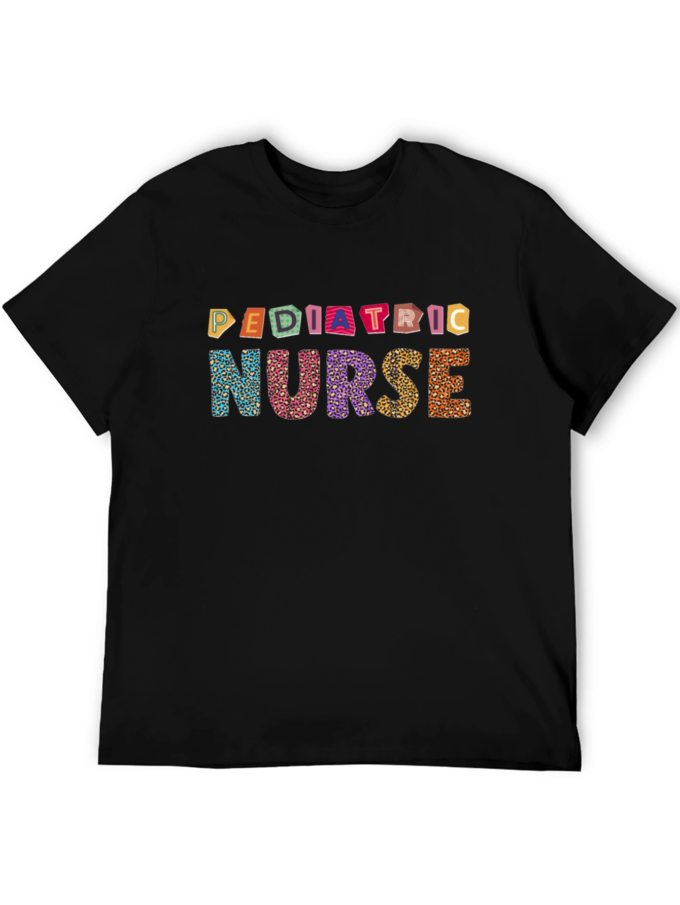 Pediatric Nurse Leopard Print T-Shirt