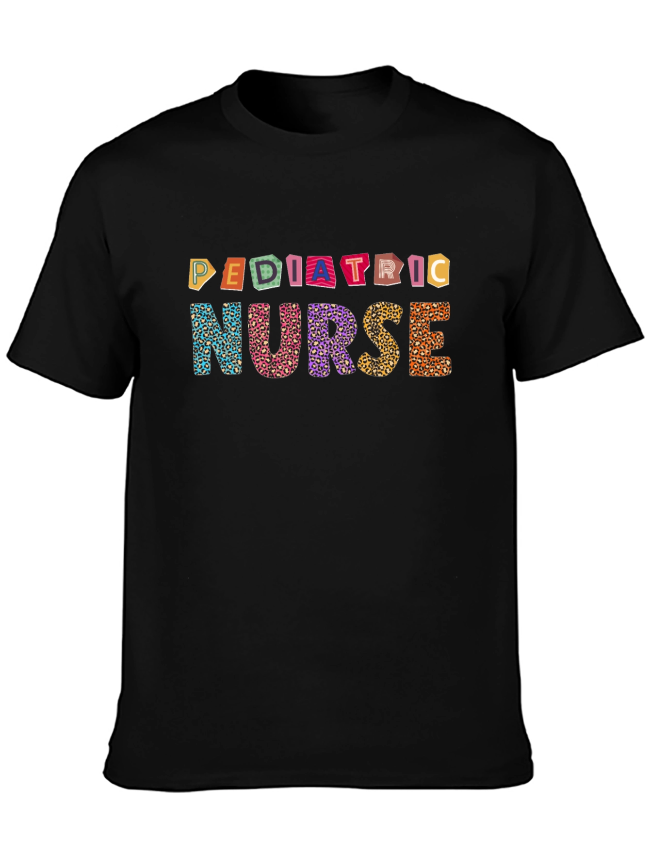 Pediatric Nurse Leopard Print T-Shirt