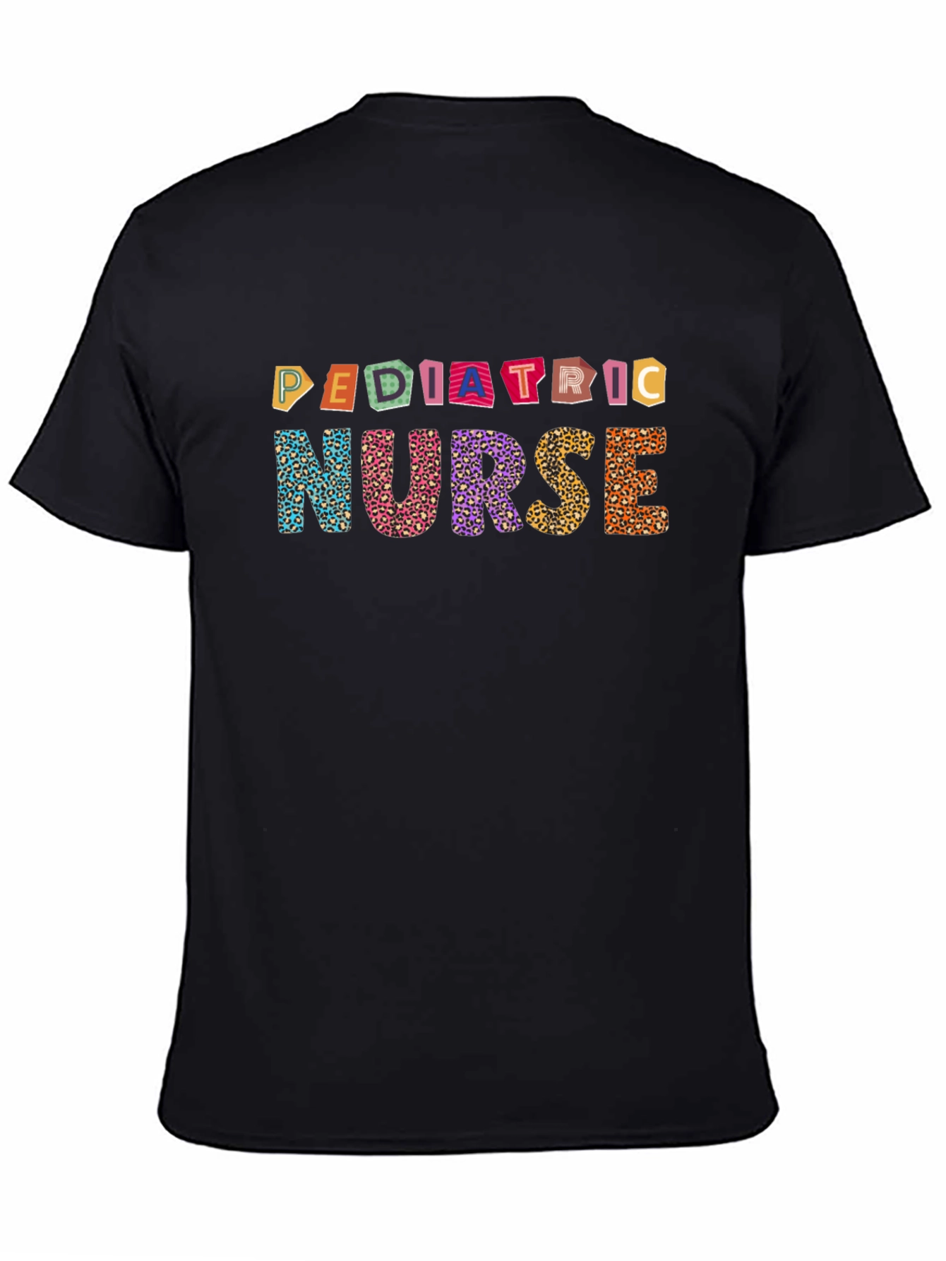 Pediatric Nurse Leopard Print T-Shirt