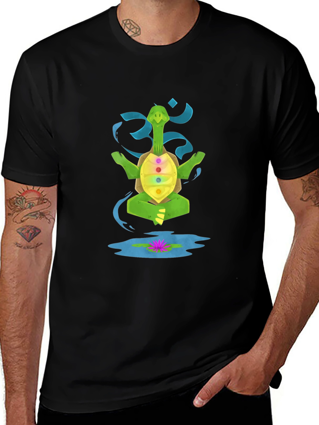 Zen Turtle Chakra T-Shirt