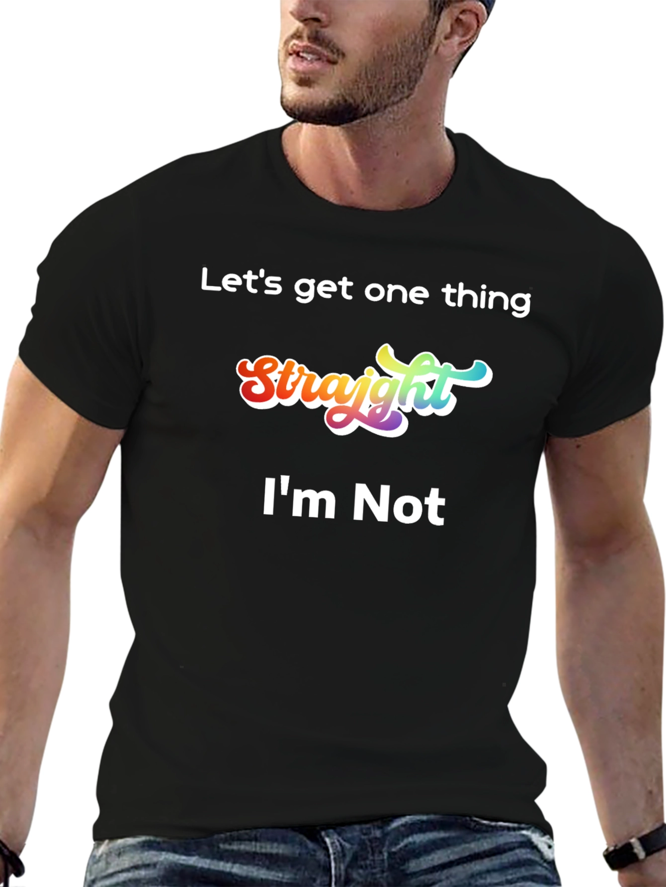 Funny Pride T-Shirt - Lets Get One Thing Straight