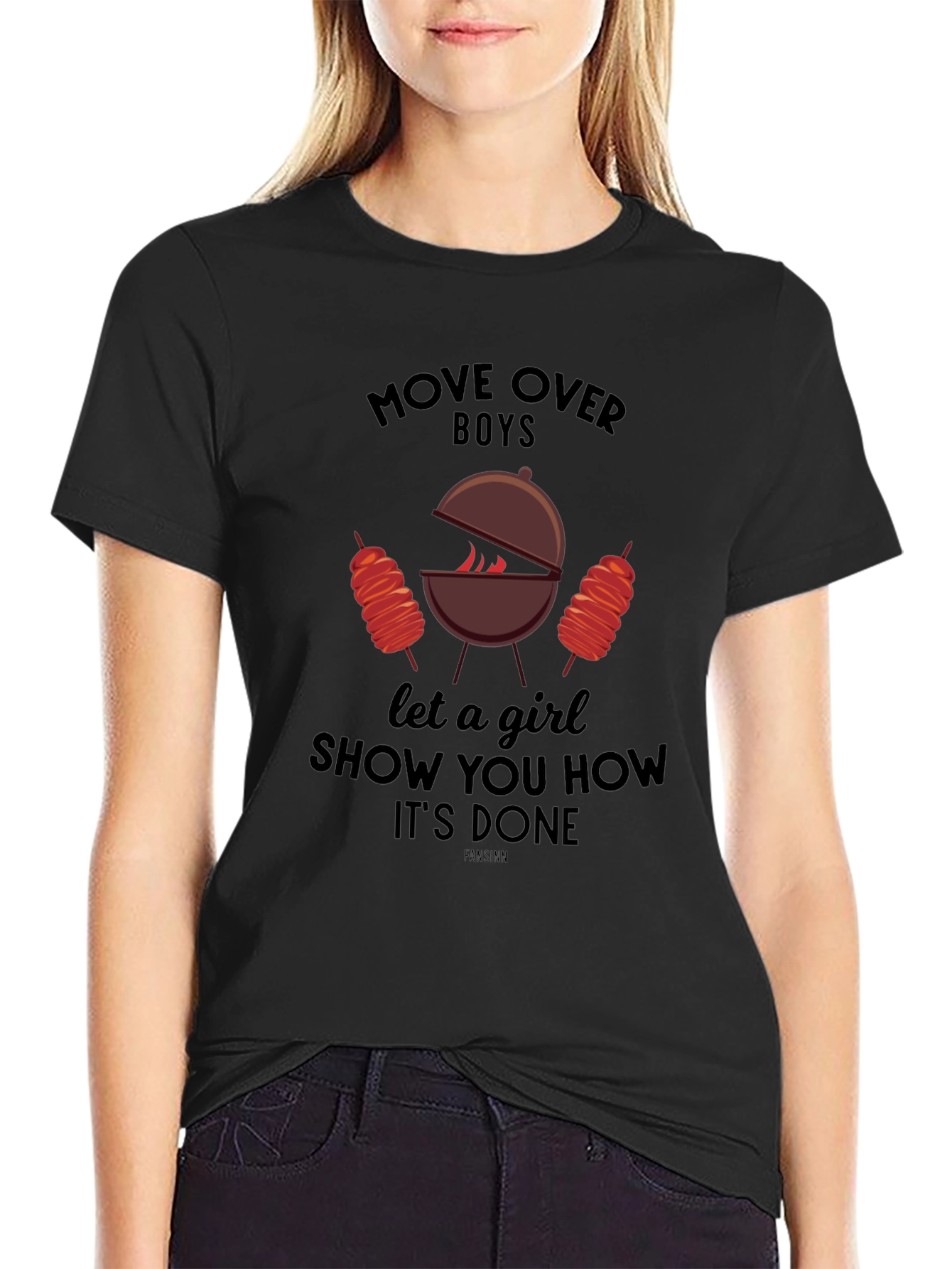 BBQ Girl Power T-Shirt: Move Over Boys