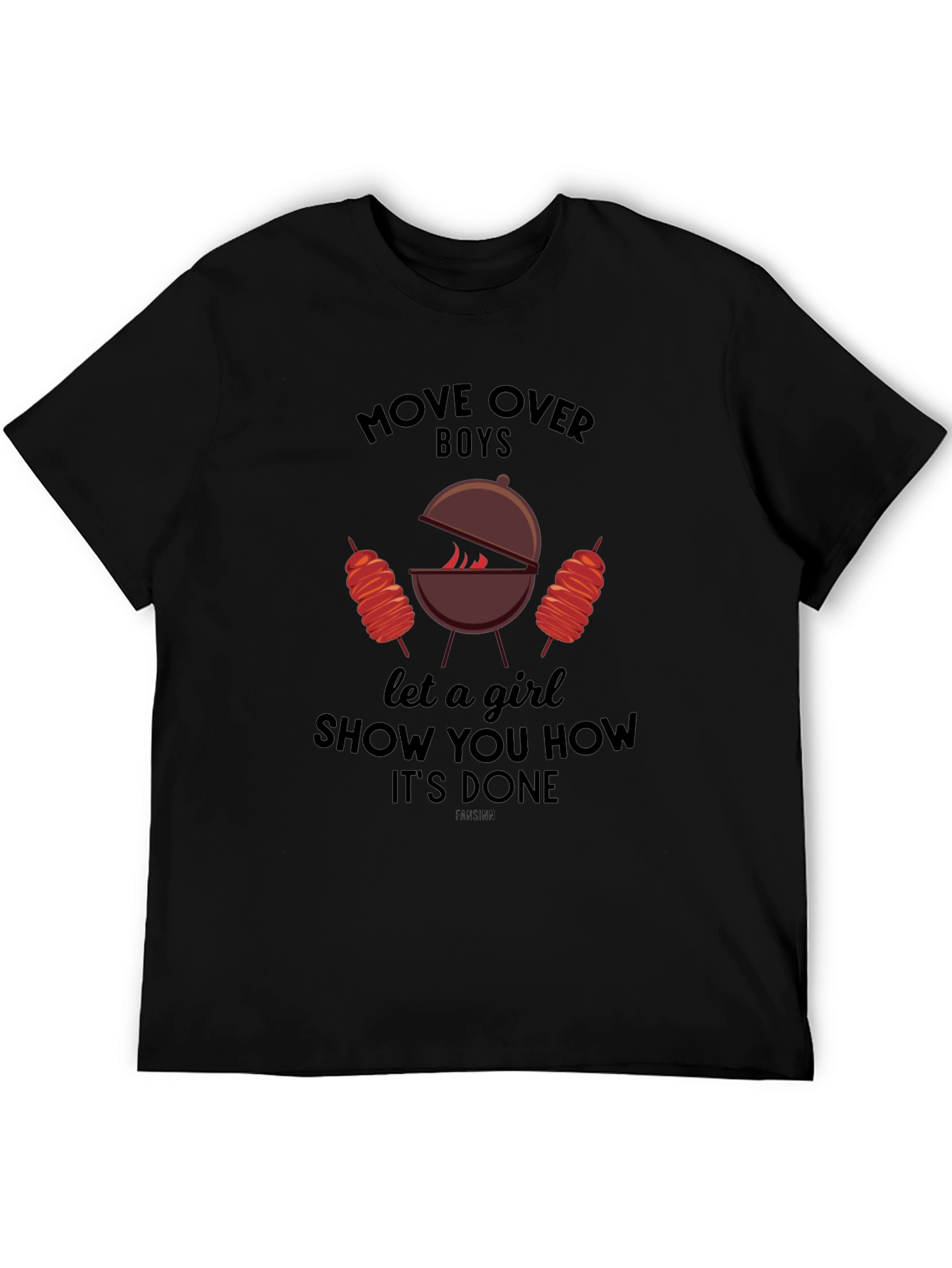 BBQ Girl Power T-Shirt: Move Over Boys