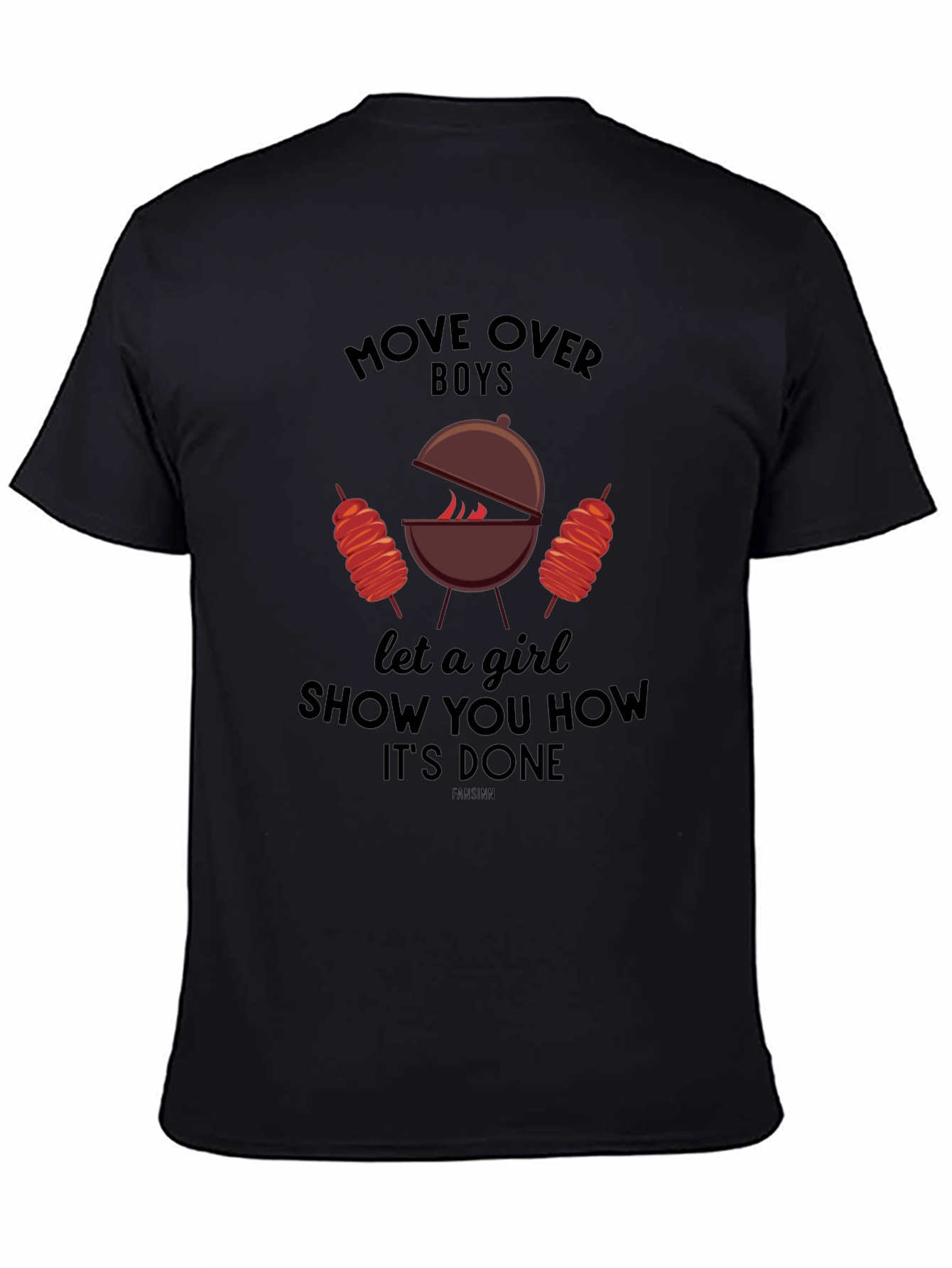 BBQ Girl Power T-Shirt: Move Over Boys