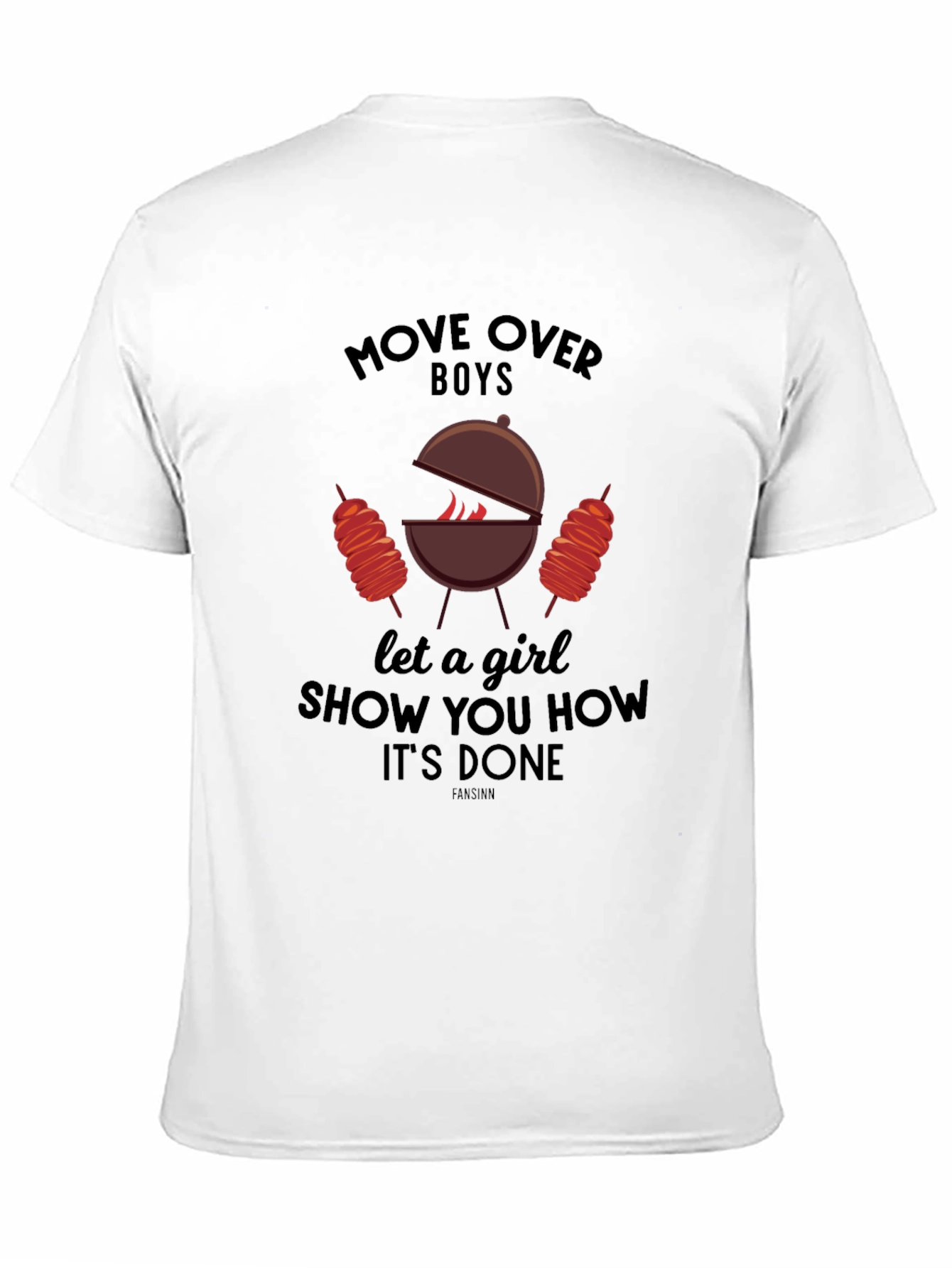 BBQ Girl Power T-Shirt: Move Over Boys