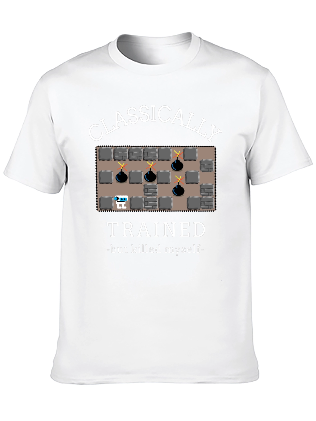 Classically Trained Robot Bomb T-Shirt