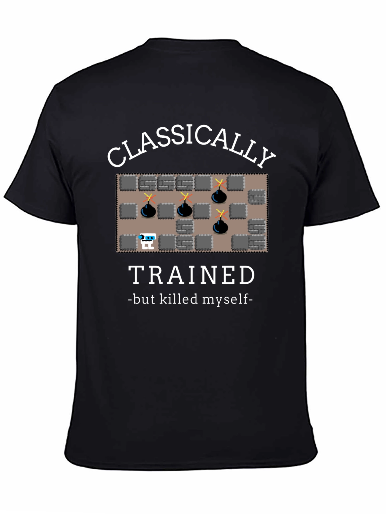 Classically Trained Robot Bomb T-Shirt