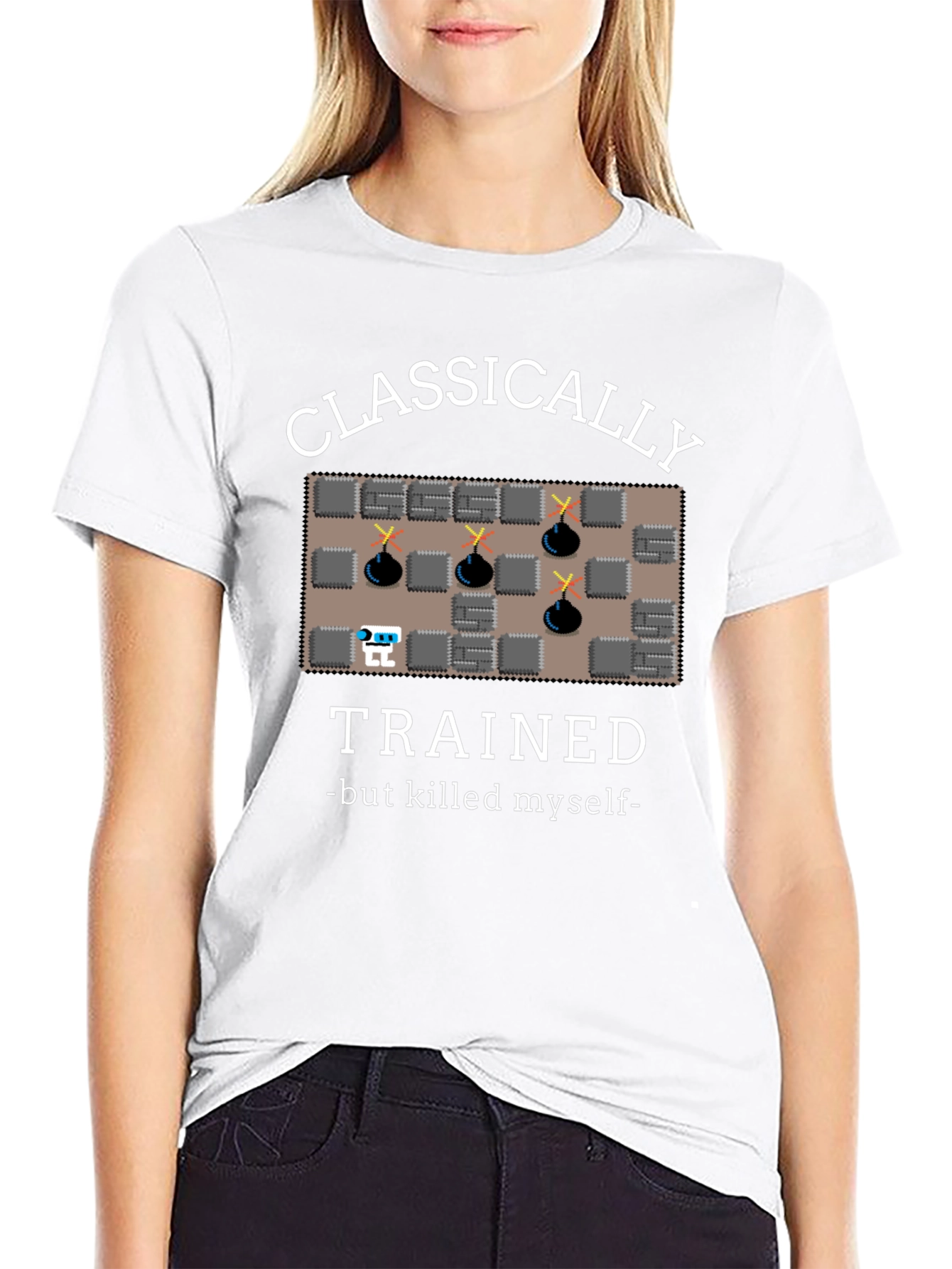 Classically Trained Robot Bomb T-Shirt