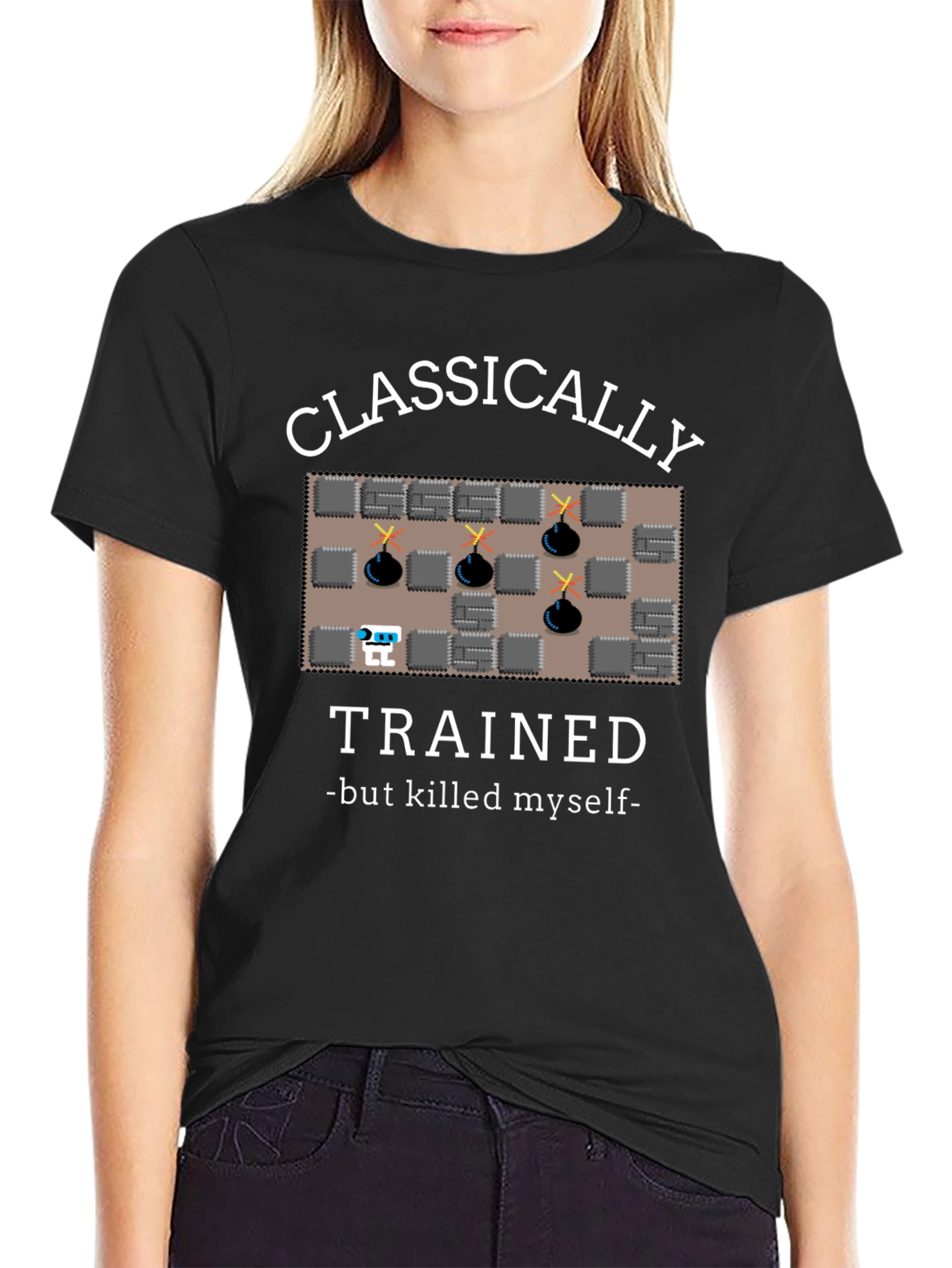 Classically Trained Robot Bomb T-Shirt