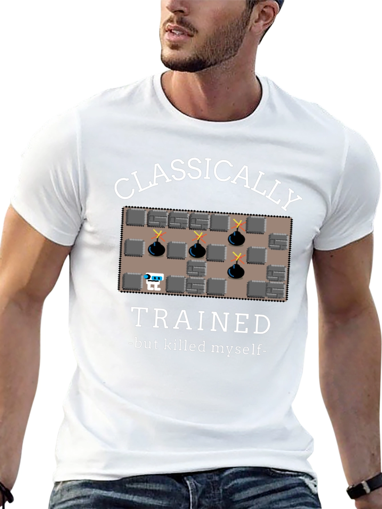 Classically Trained Robot Bomb T-Shirt