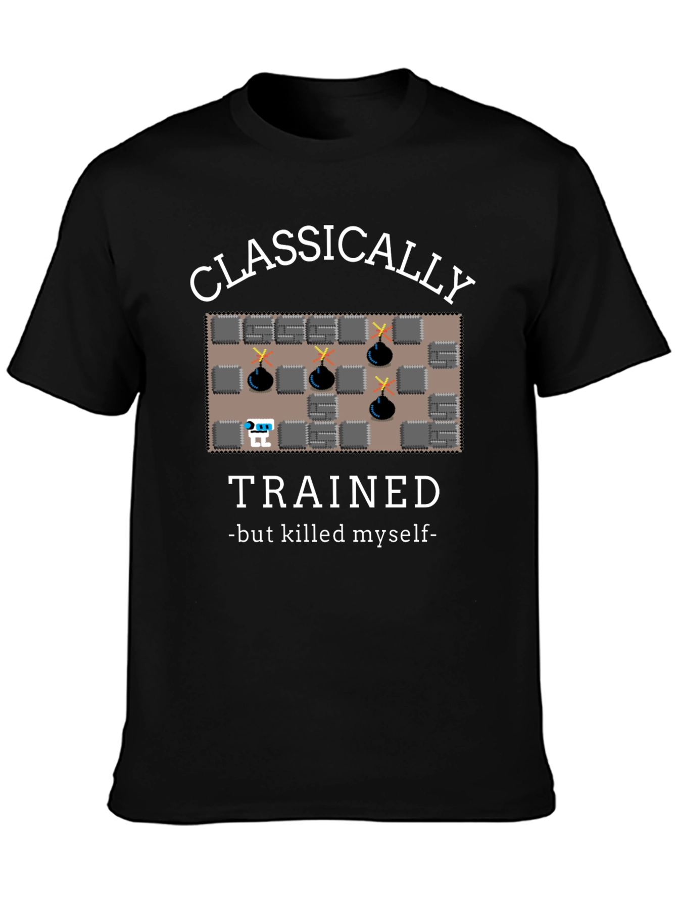 Classically Trained Robot Bomb T-Shirt
