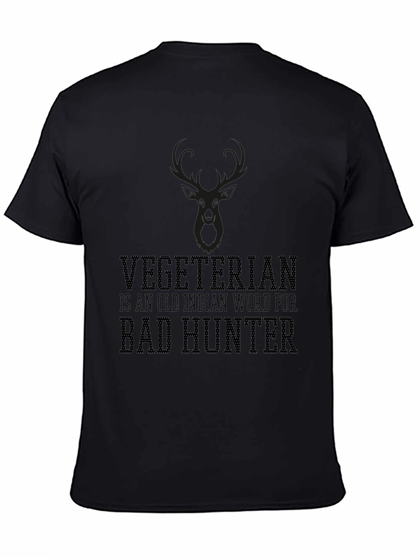 Vegetarian Bad Hunter Graphic T-Shirt
