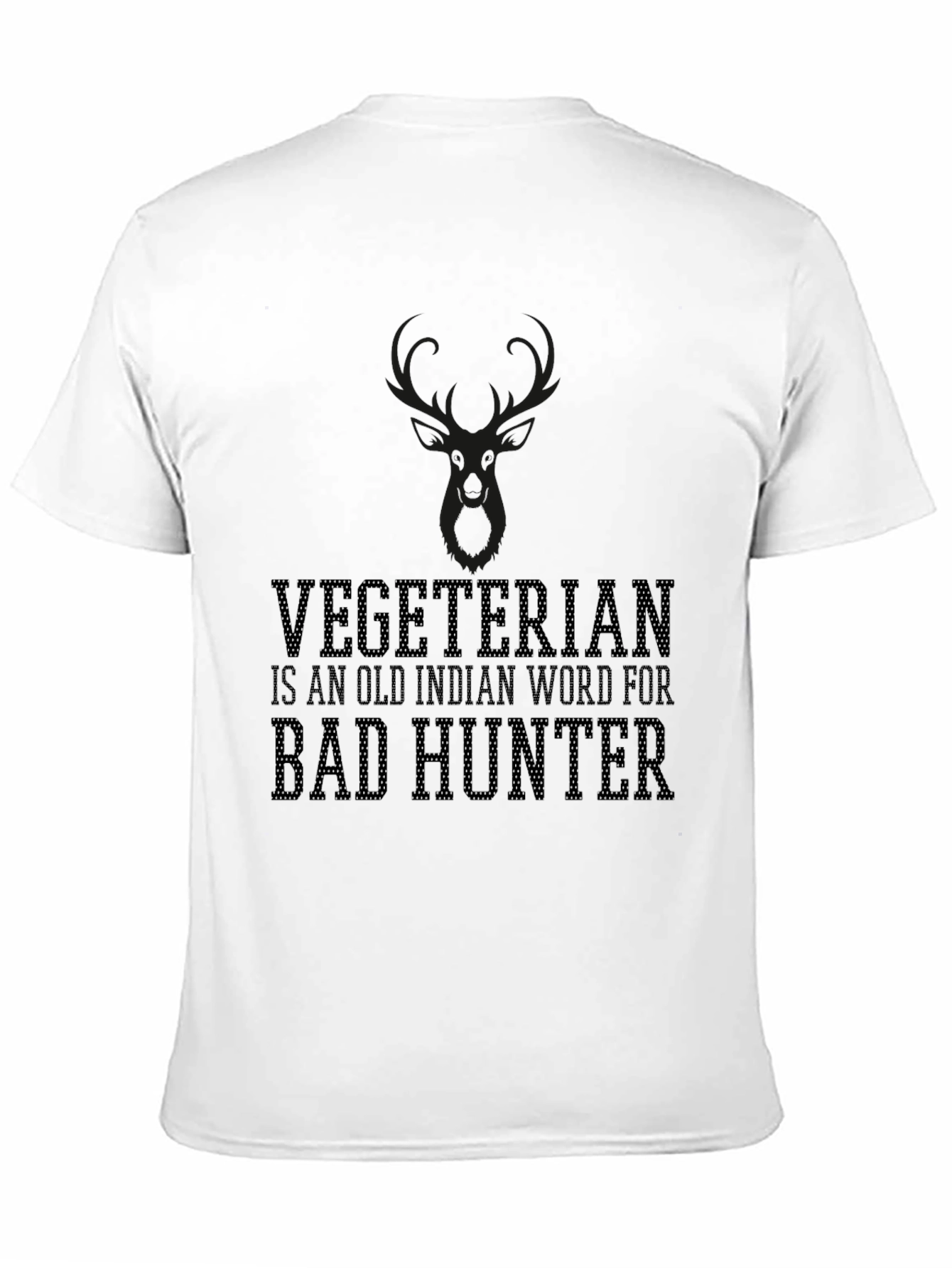 Vegetarian Bad Hunter Graphic T-Shirt